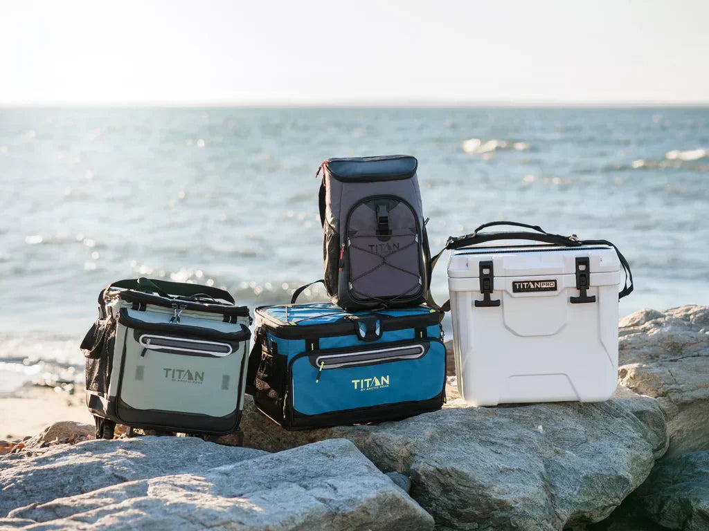 Titan Coolers at the beach
