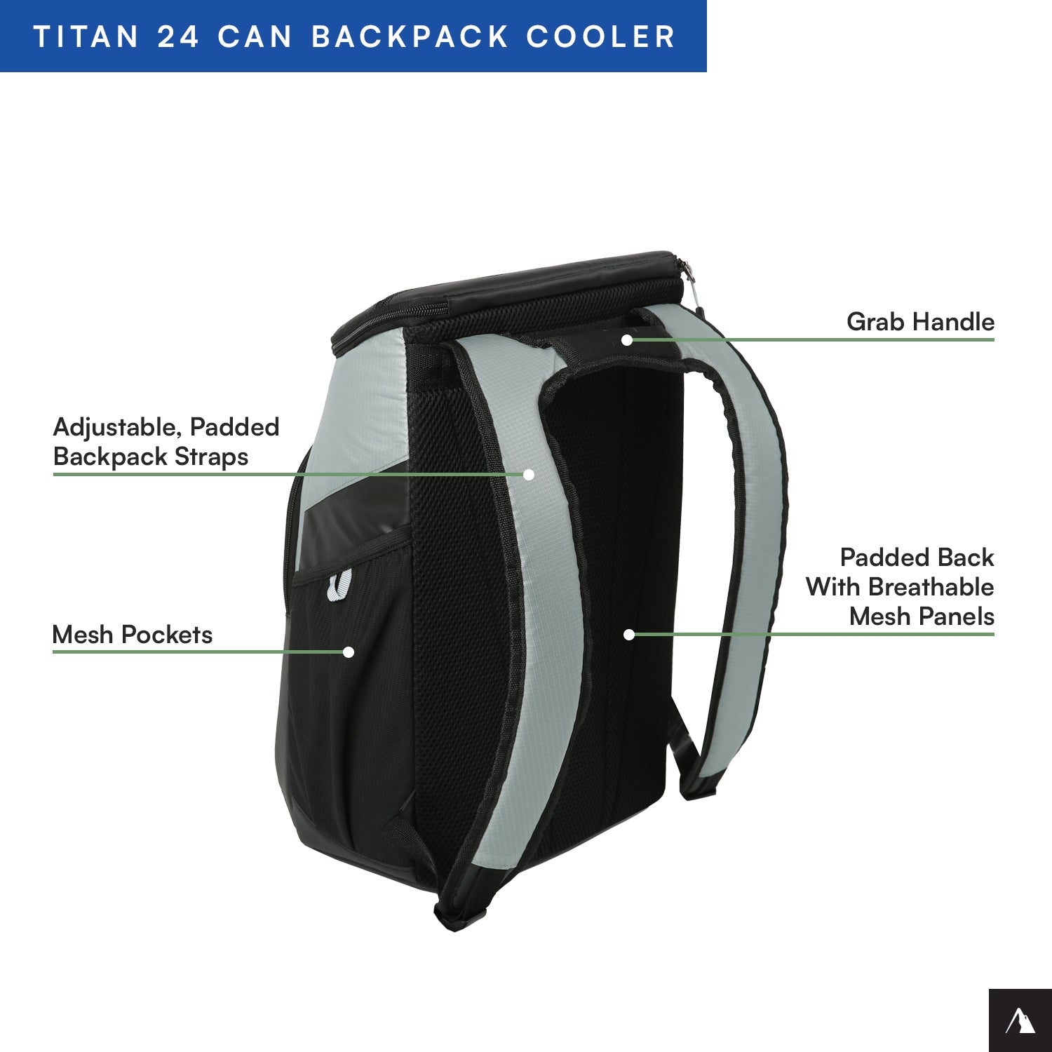 Titan by Arctic Zone™ 24 Can Backpack Cooler | Arctic Zone