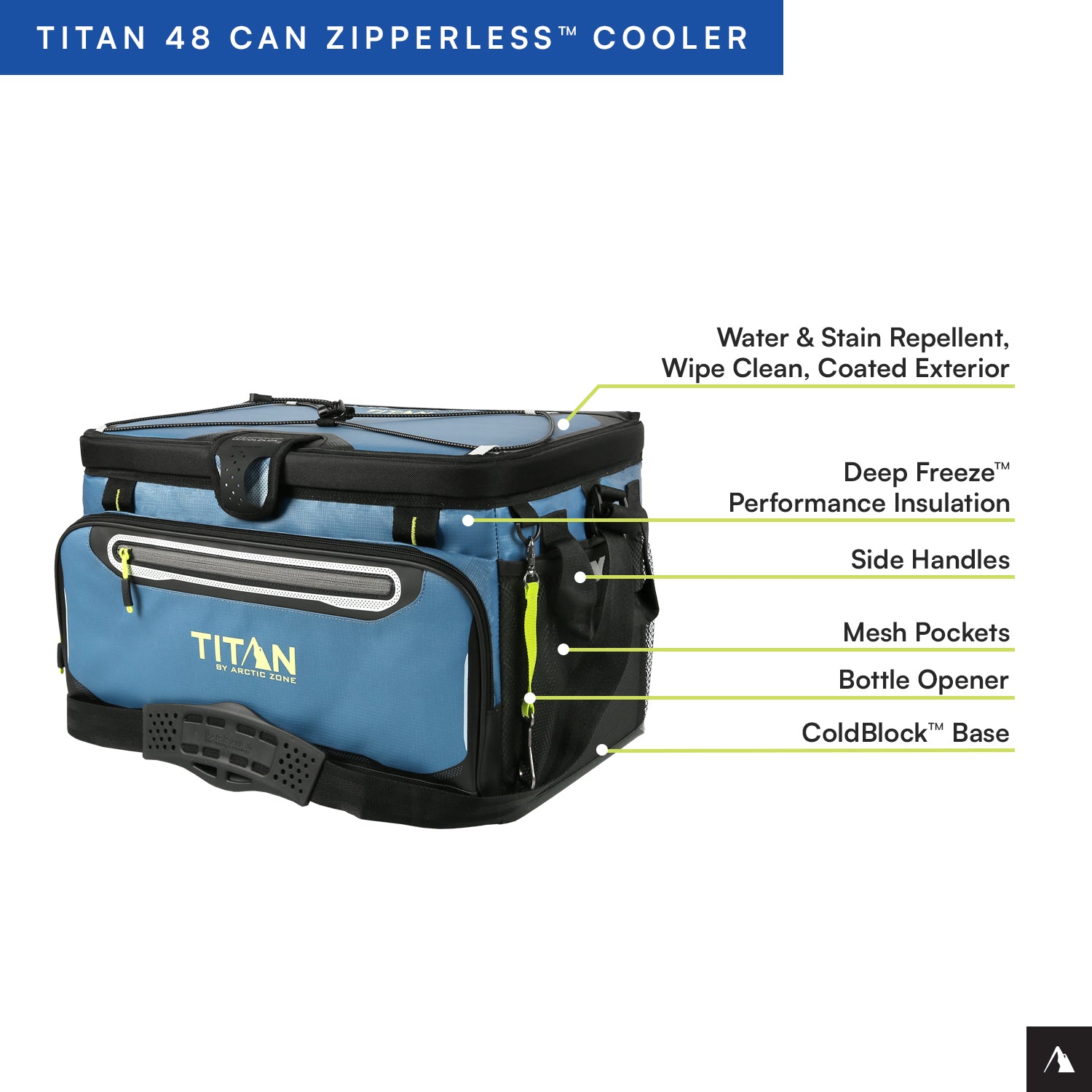 Titan by Arctic Zone™ 48 Can Zipperless HardBody® Cooler | Arctic Zone
