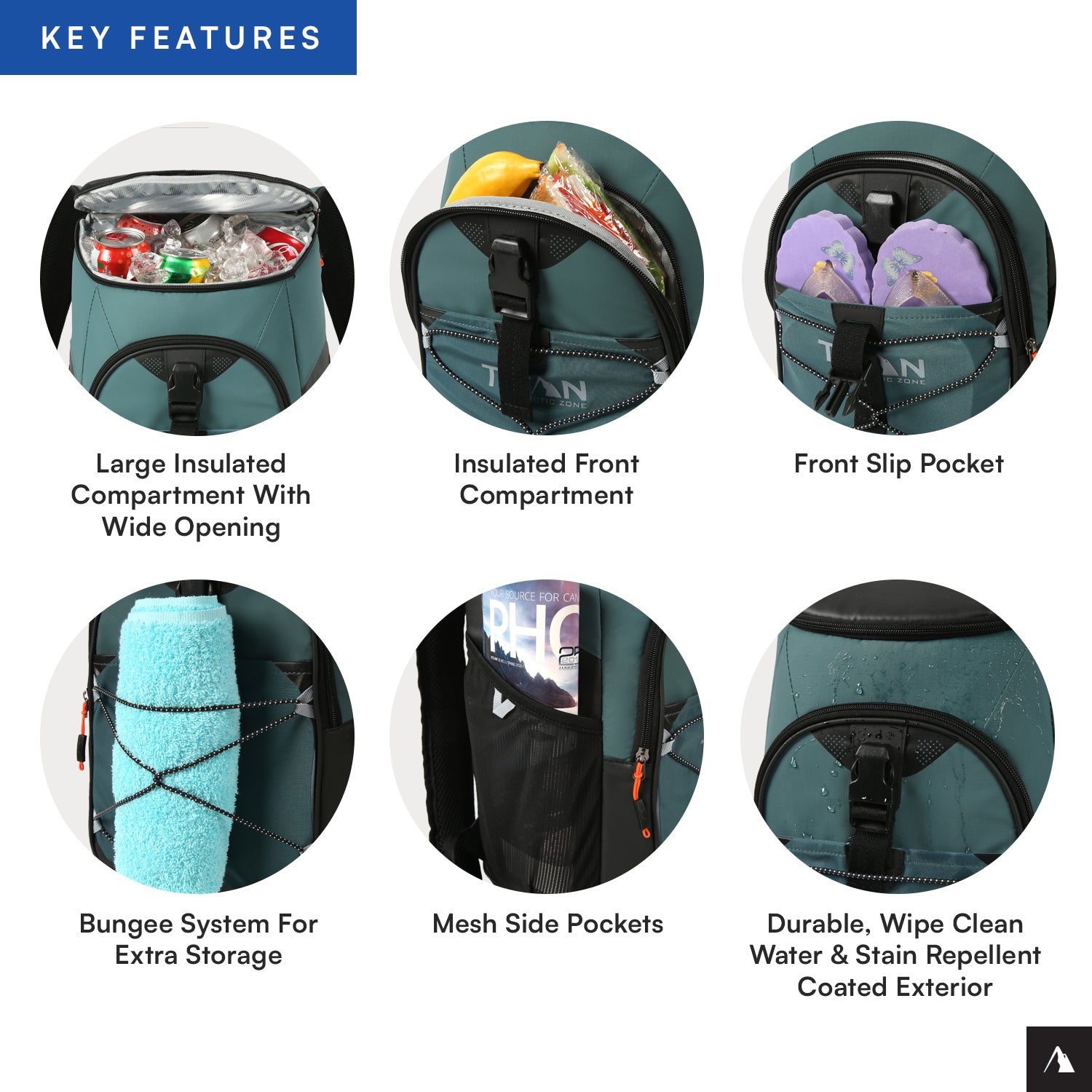 Titan by Arctic Zone™ 24 Can Backpack Cooler | Arctic Zone