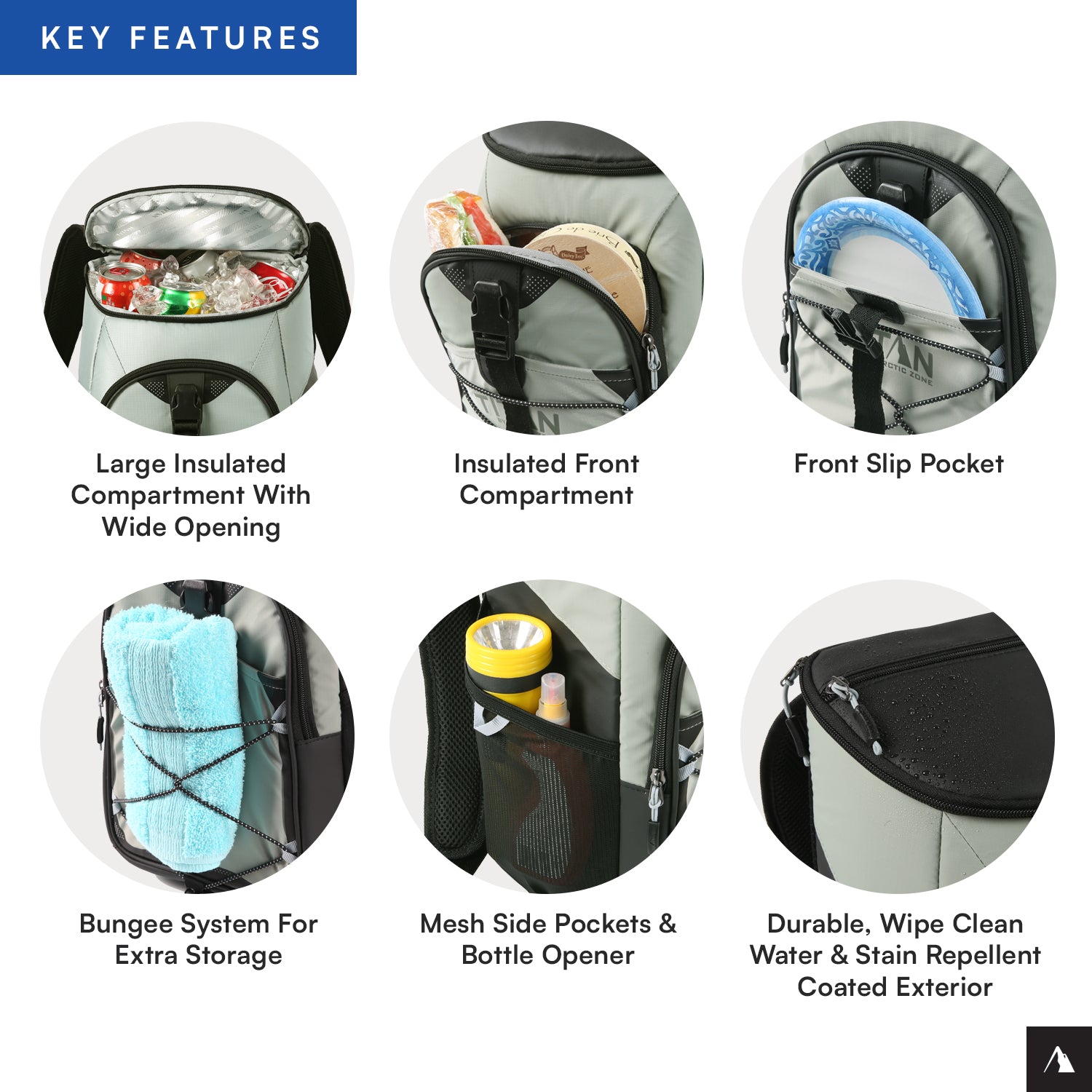 Titan by Arctic Zone™ 24 Can Backpack Cooler | Arctic Zone