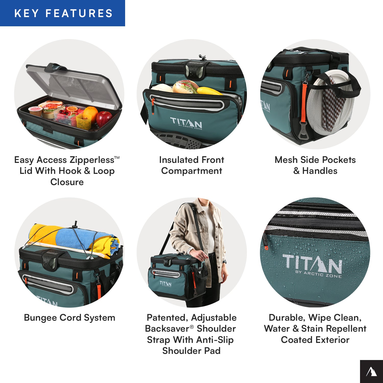 Titan by Arctic Zone™ 48 Can Zipperless HardBody® Cooler | Arctic Zone