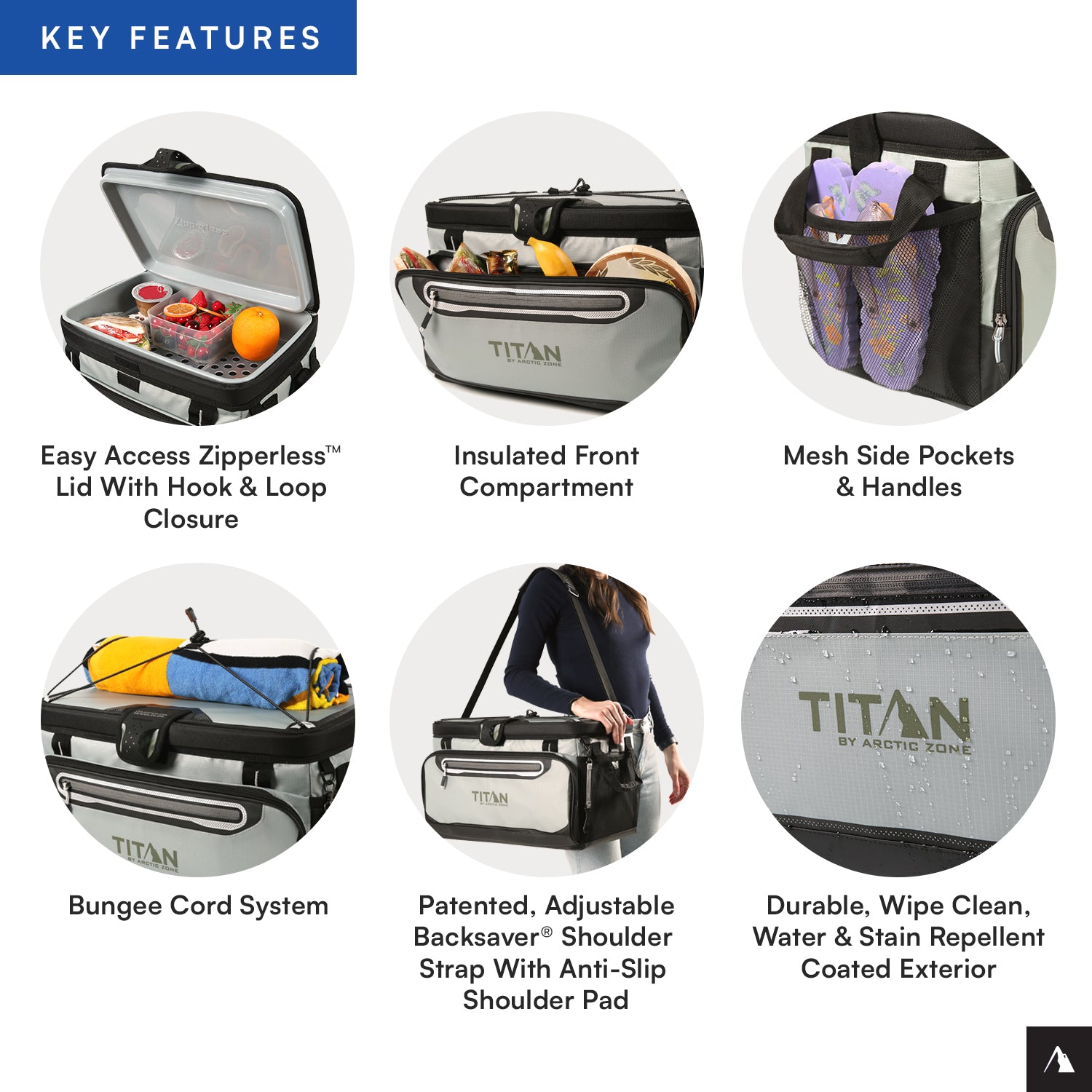 Titan by Arctic Zone™ 48 Can Zipperless HardBody® Cooler | Arctic Zone
