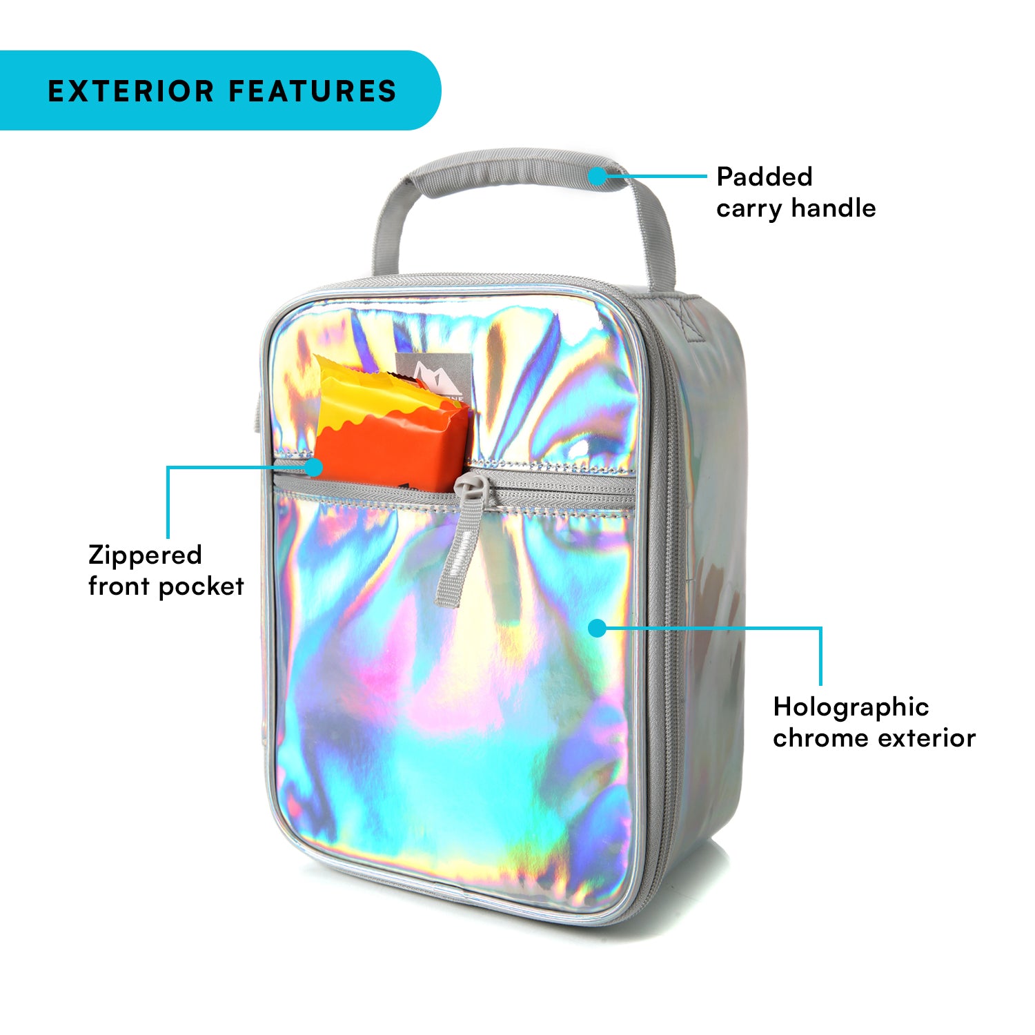 Chrome Lunch Box Combo