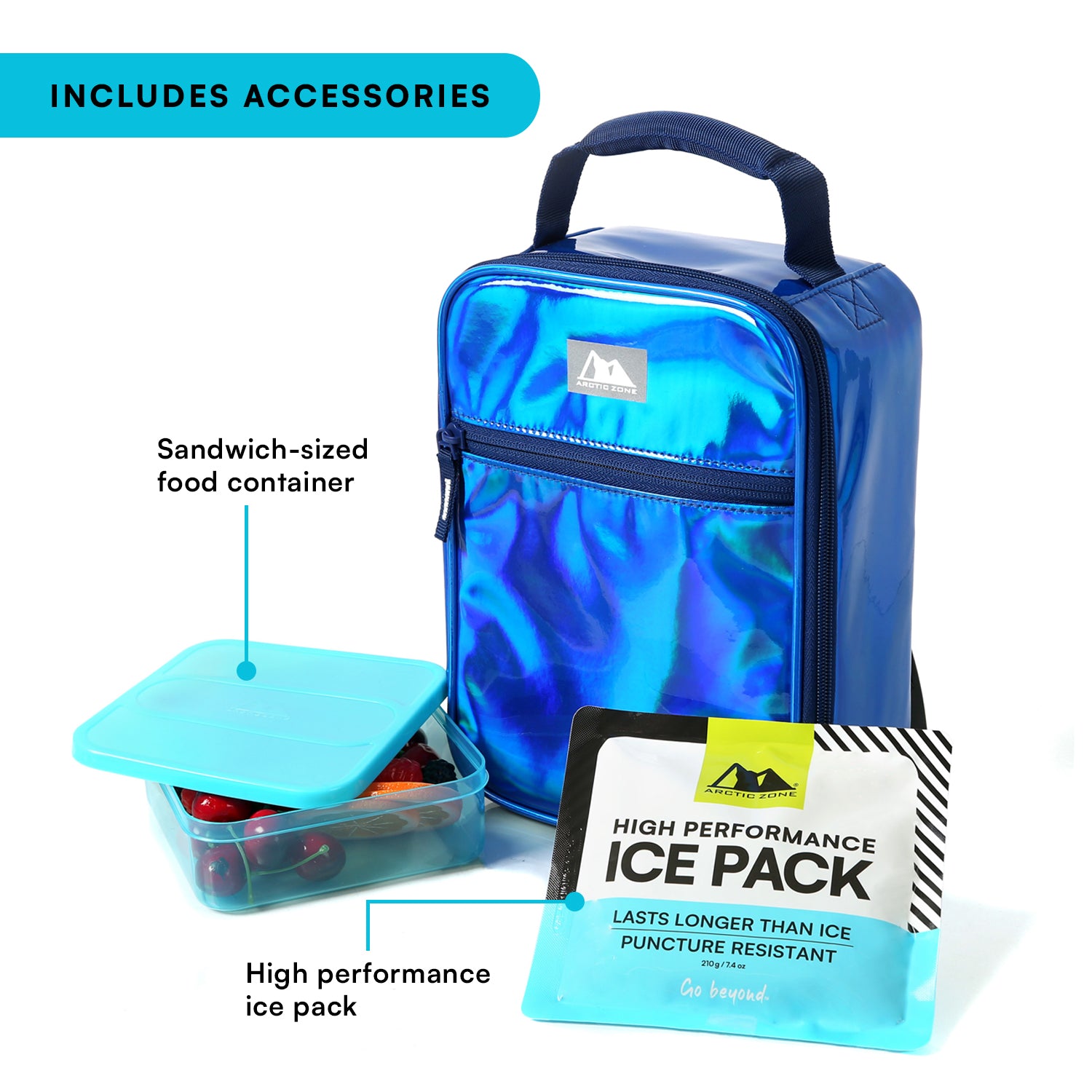 Chrome Lunch Box Combo