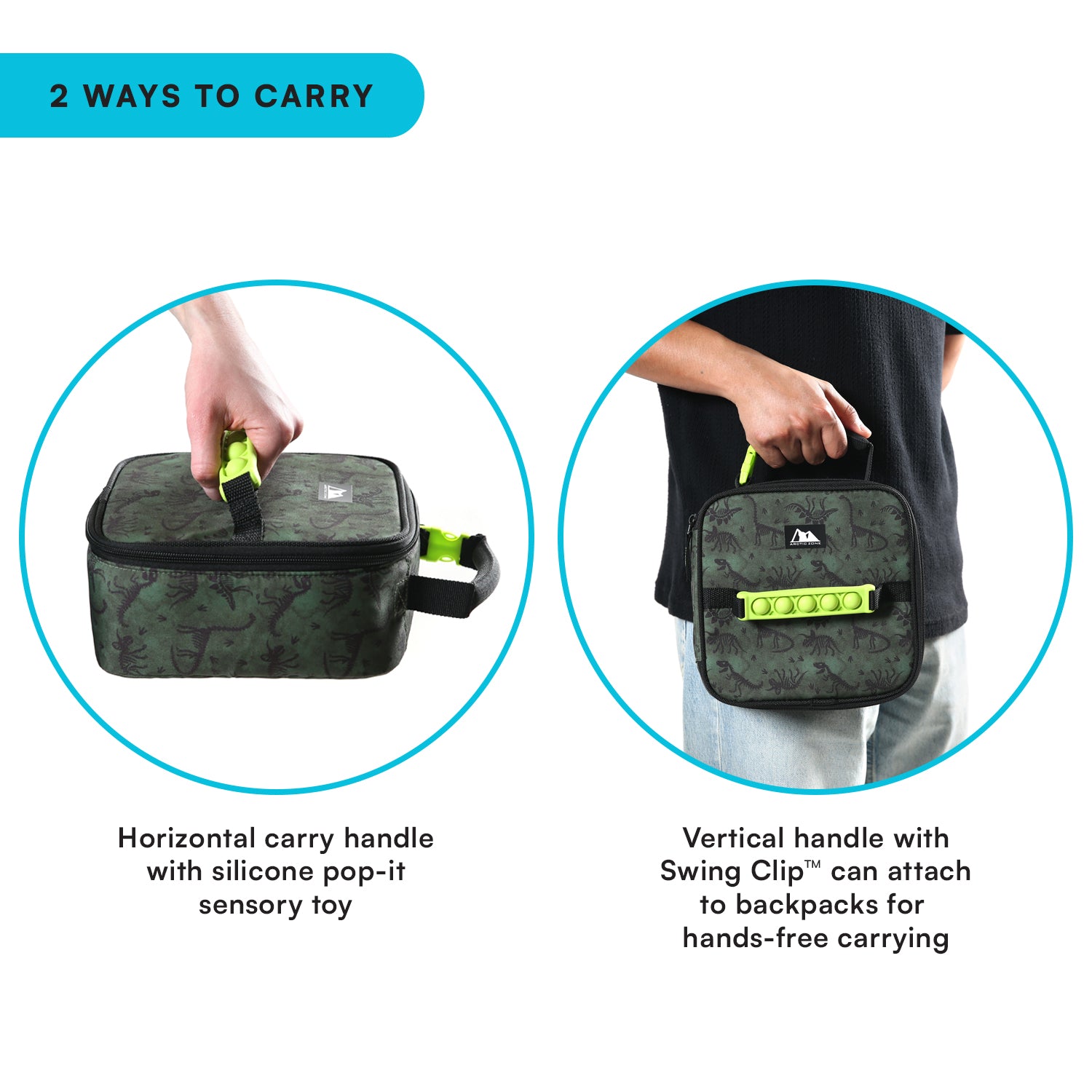 Arctic Zone Pop-it Kids Lunch Box Combo