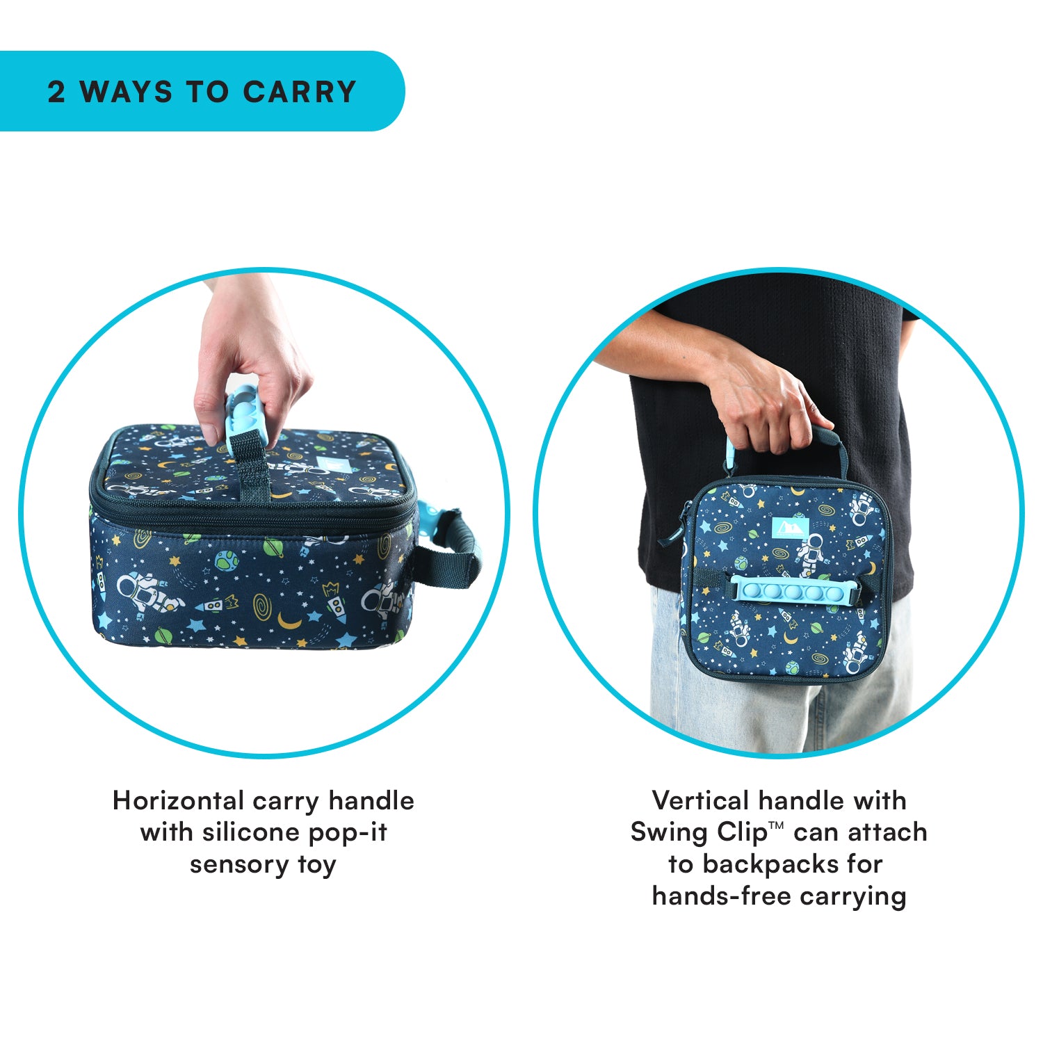 Arctic Zone Pop-it Kids Lunch Box Combo