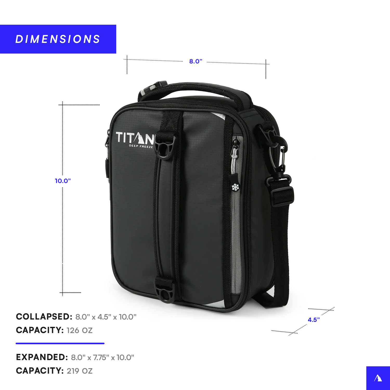 Titan by Arctic Zone™ Fridge Cold Expandable Lunch Bag | Arctic Zone