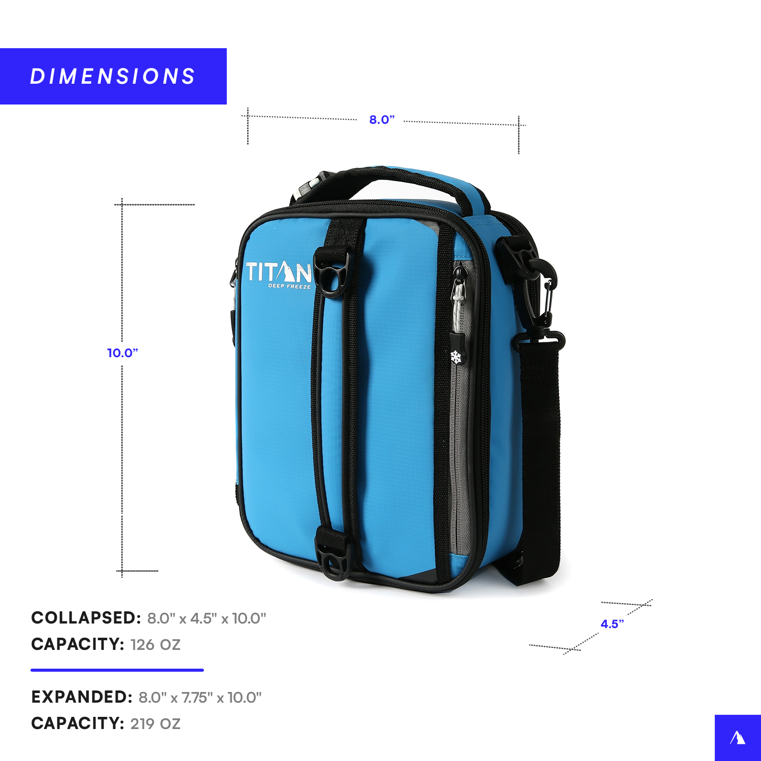 Titan by Arctic Zone™ Fridge Cold Expandable Lunch Bag | Arctic Zone