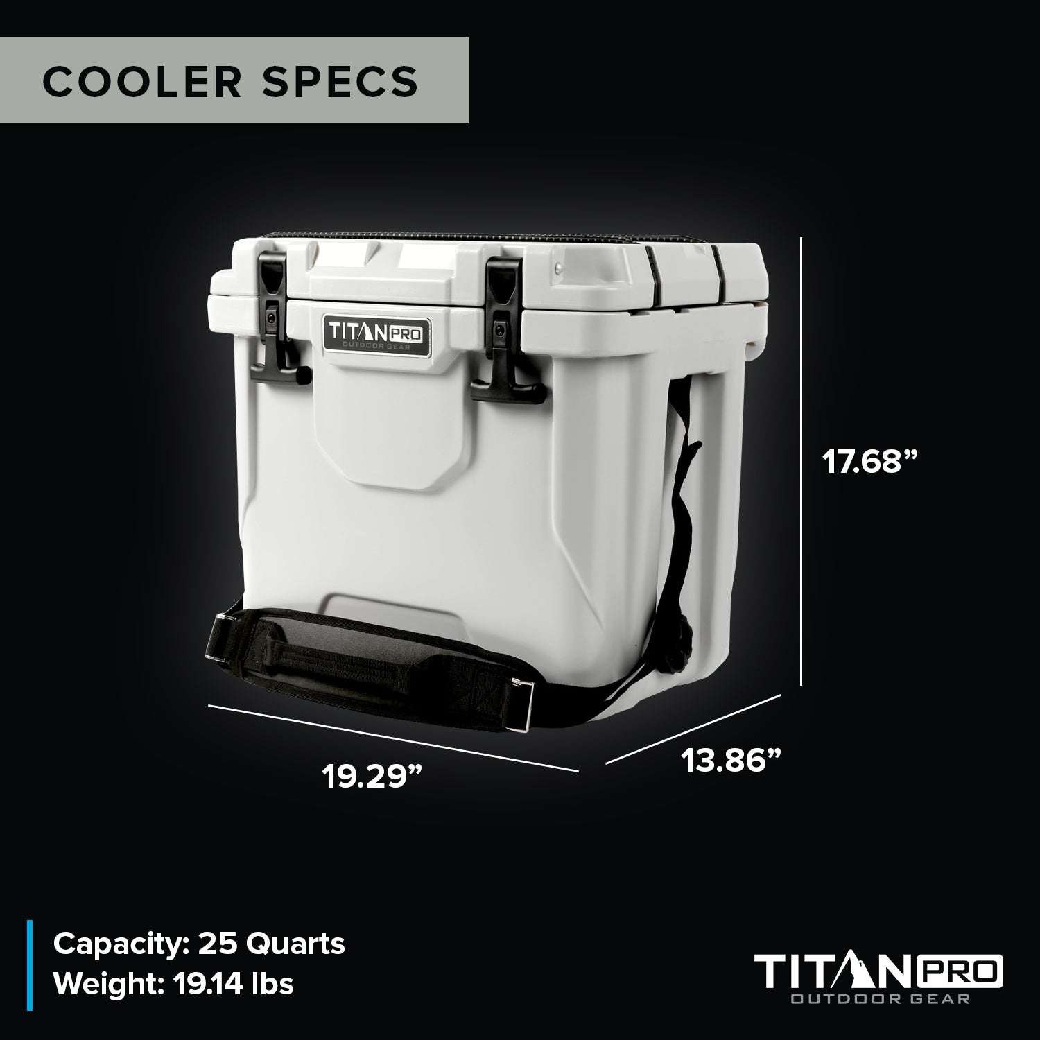 Titan PRO Outdoor Gear 25Q High Performance Roto Hard Cooler | Arctic Zone