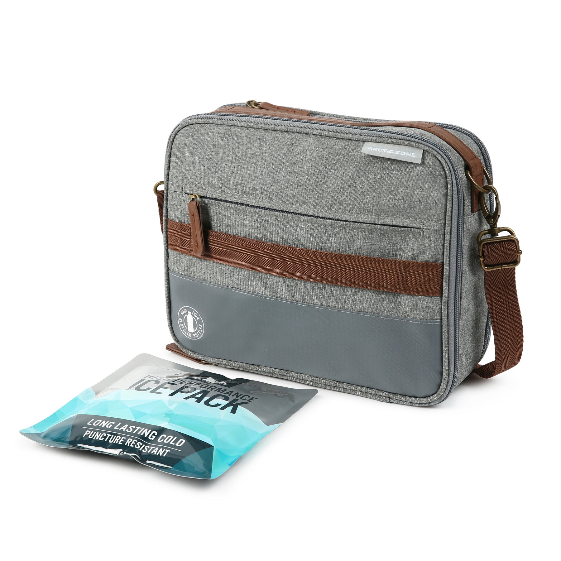 Arctic Zone® Heathered Eco Expandable Lunch Box | Arctic Zone