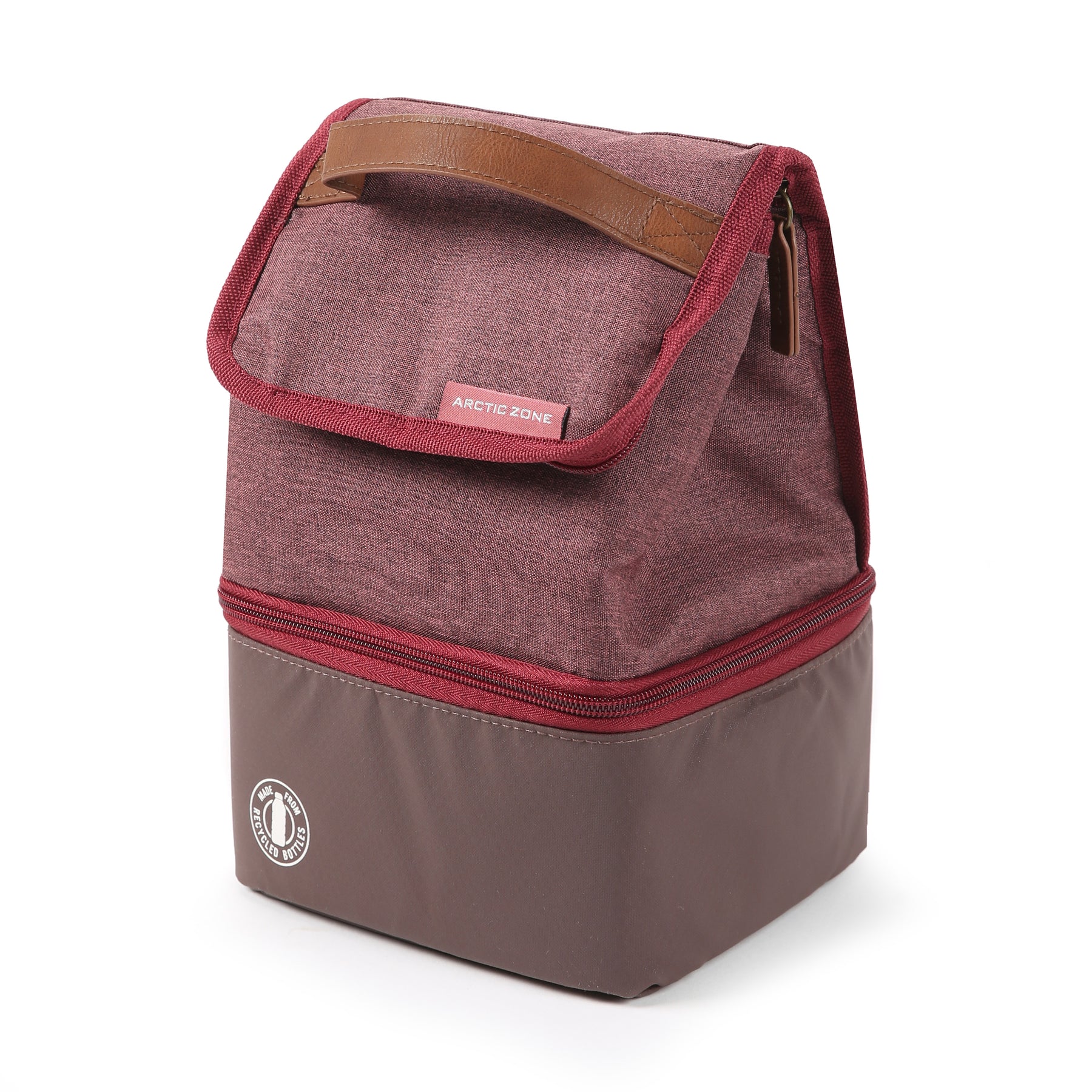 Arctic Zone® Heathered Eco Dual Compartment Hi-Top Lunch Pack | Arctic Zone
