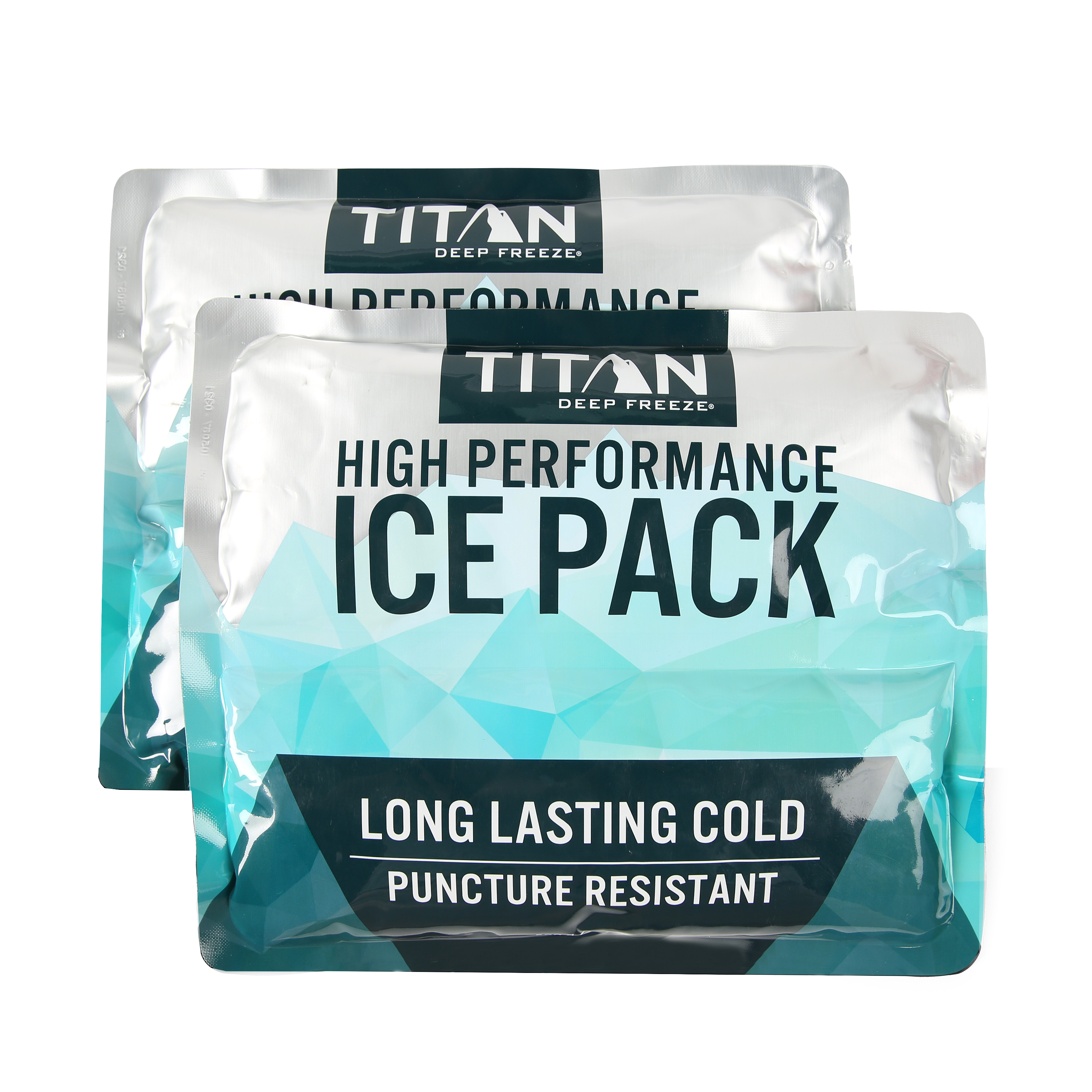 Arctic Zone Titan Deep Freeze High Performance Ice Pack for Lunch Box or Cooler, Set of 2 - 600 Grams Each
