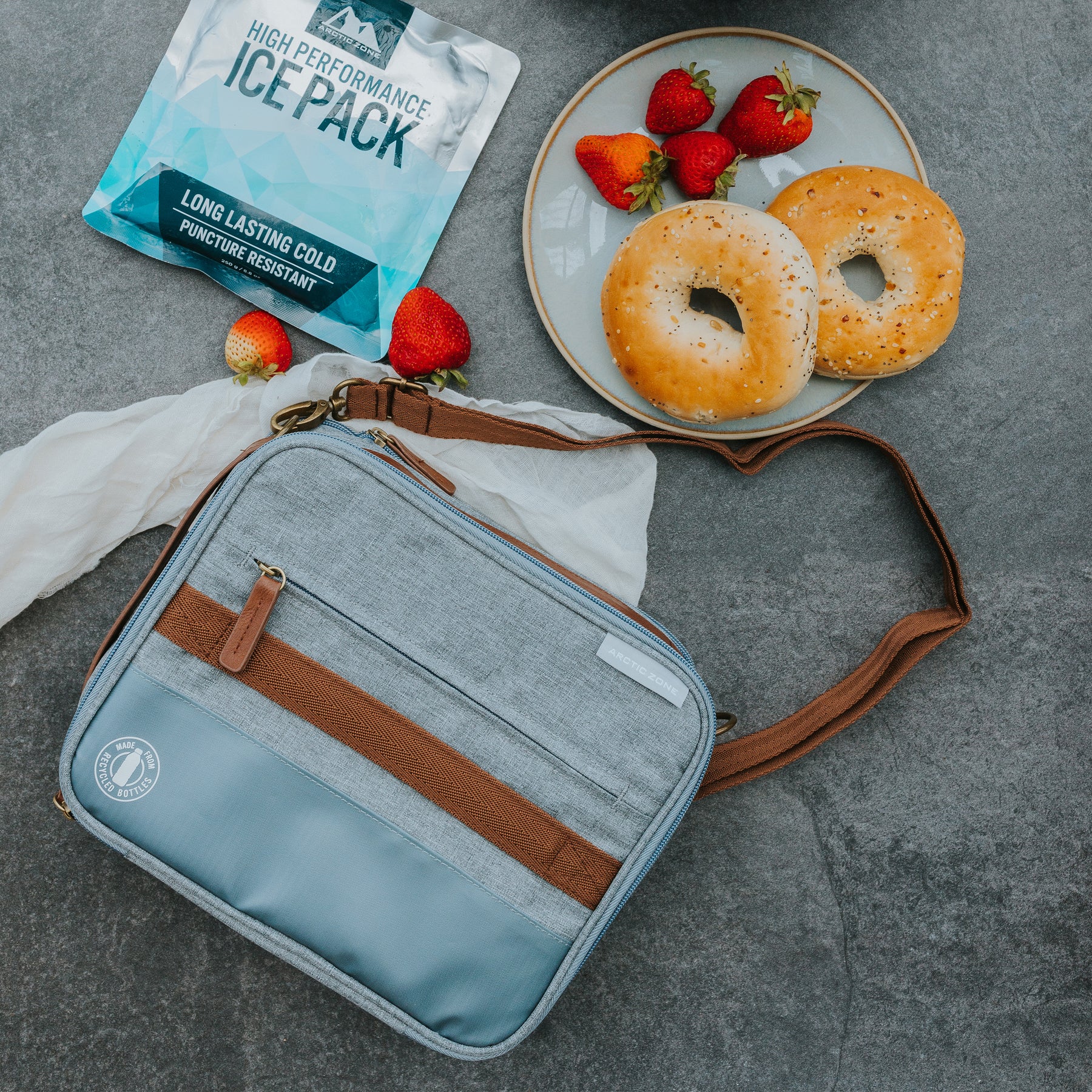 Arctic Zone® Heathered Eco Expandable Lunch Box | Arctic Zone