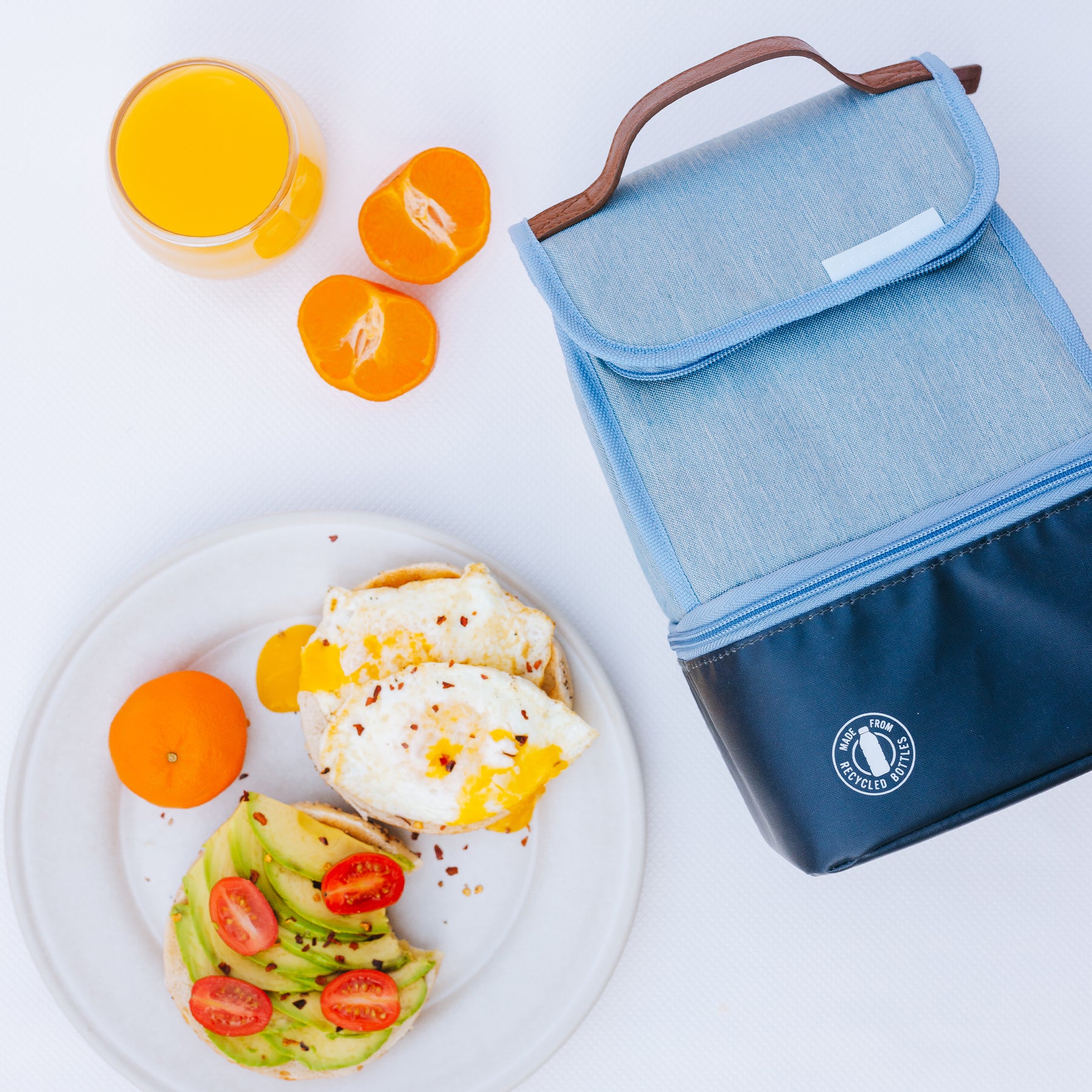 Arctic Zone® Heathered Eco Dual Compartment Hi-Top Lunch Pack | Arctic Zone