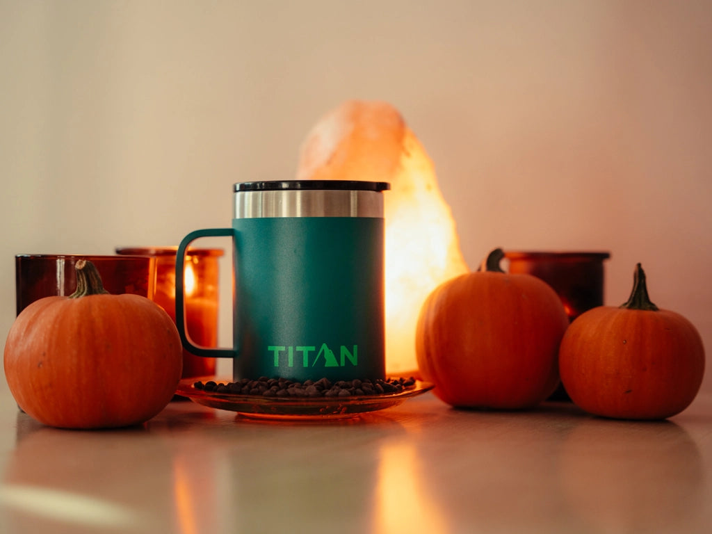 Titan Mug with pumpkins