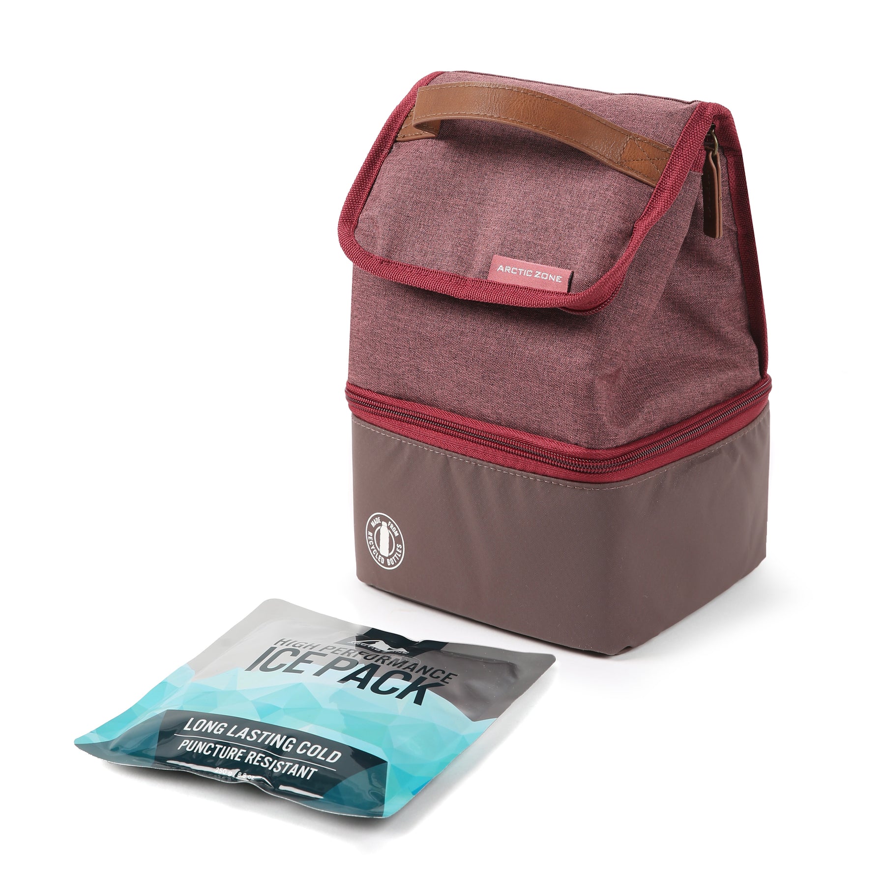 Heathered Eco Dual Compartment Hi-Top Lunch Pack