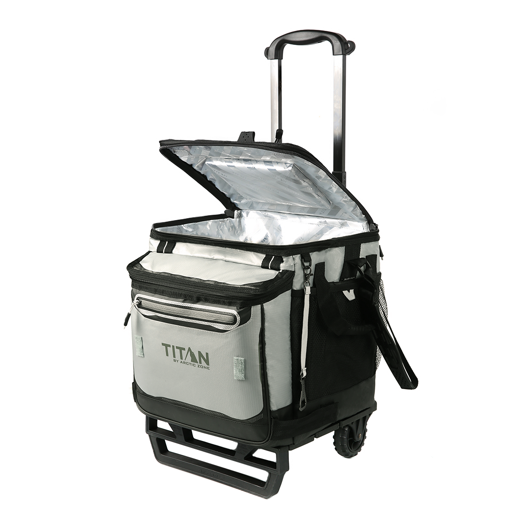 Titan by Arctic Zone™ 60 (50+10) Can Wheeled Cooler | Arctic Zone