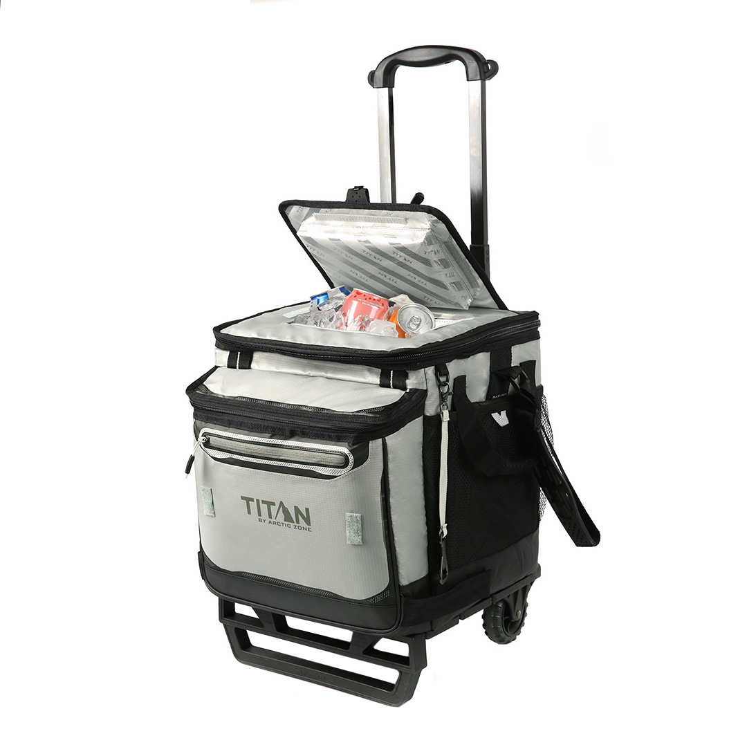 Titan by Arctic Zone™ 60 (50+10) Can Wheeled Cooler | Arctic Zone