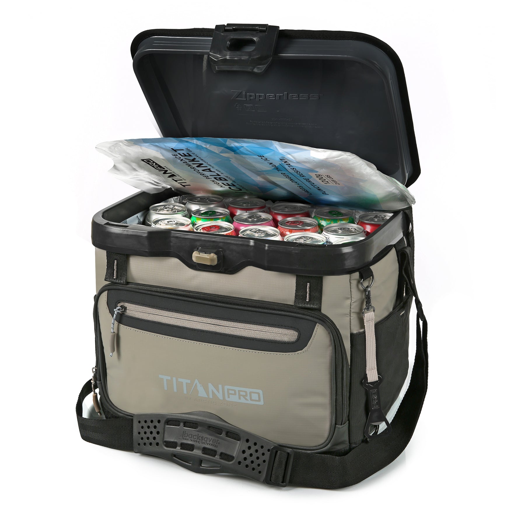 Titan PRO by Arctic Zone® High Performance 40 Can Iceless Zipperless™ Cooler