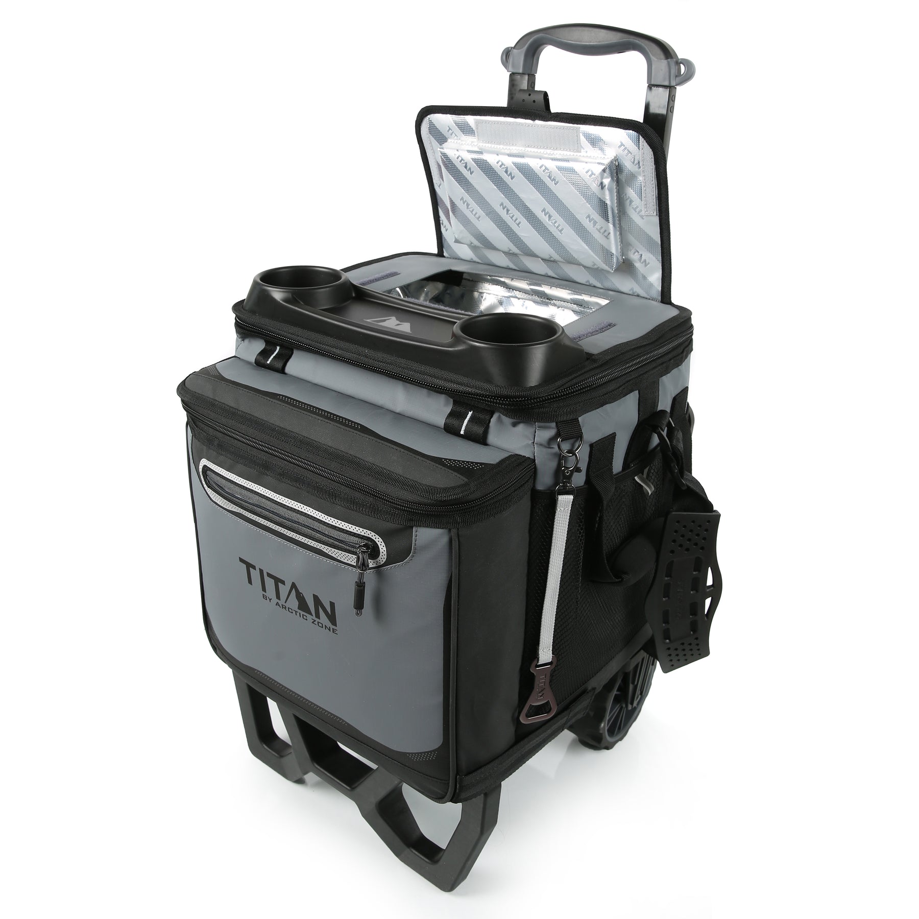 Titan by Arctic Zone® 60 Can High Performance Rolling Zipperless™ Cooler