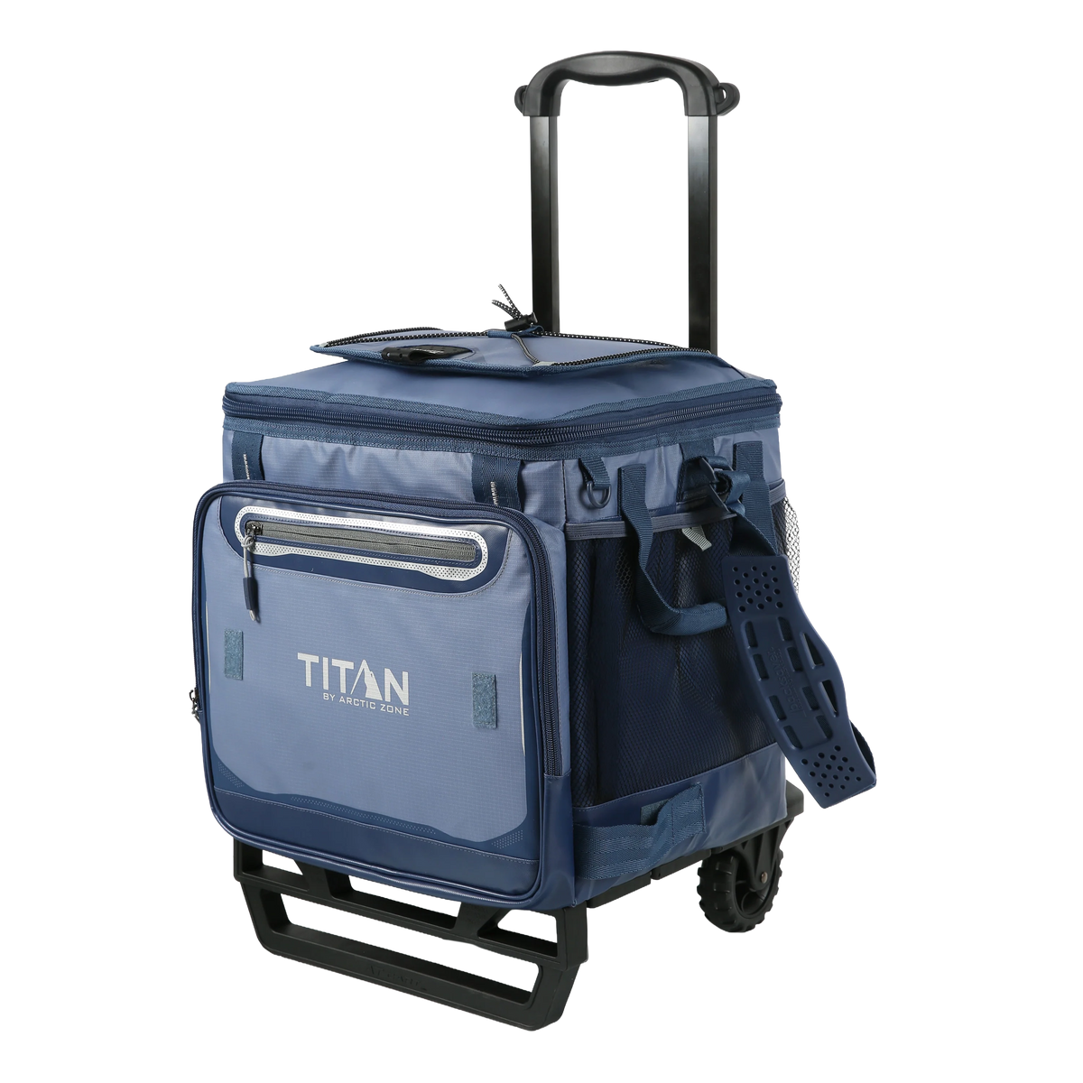 50 Can Collapsible Rolling Cooler with AT Cart