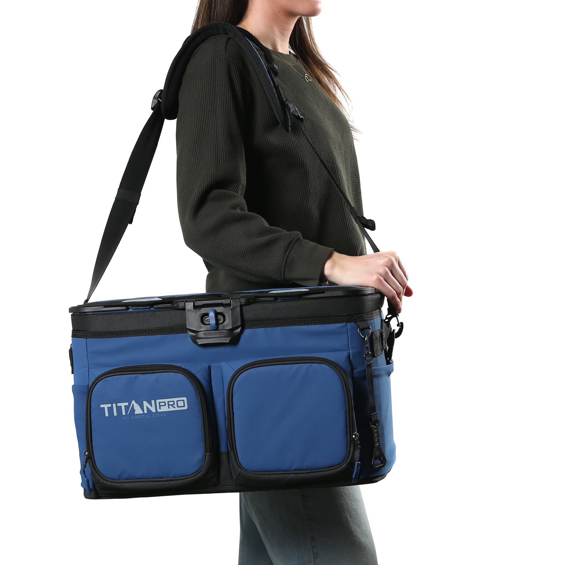 Titan PRO by Arctic Zone® 48 Can Triple Zipperless™ Cooler