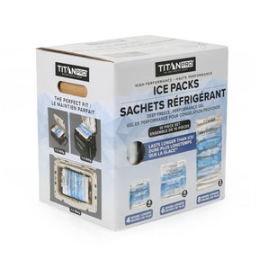 Titan PRO by Arctic Zone® High Performance Ice Packs with Deep Freeze™ Performance Gel – 10-Piece Combo