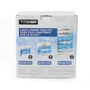Titan PRO by Arctic Zone® High Performance Ice Packs with Deep Freeze™ Performance Gel – 10-Piece Combo