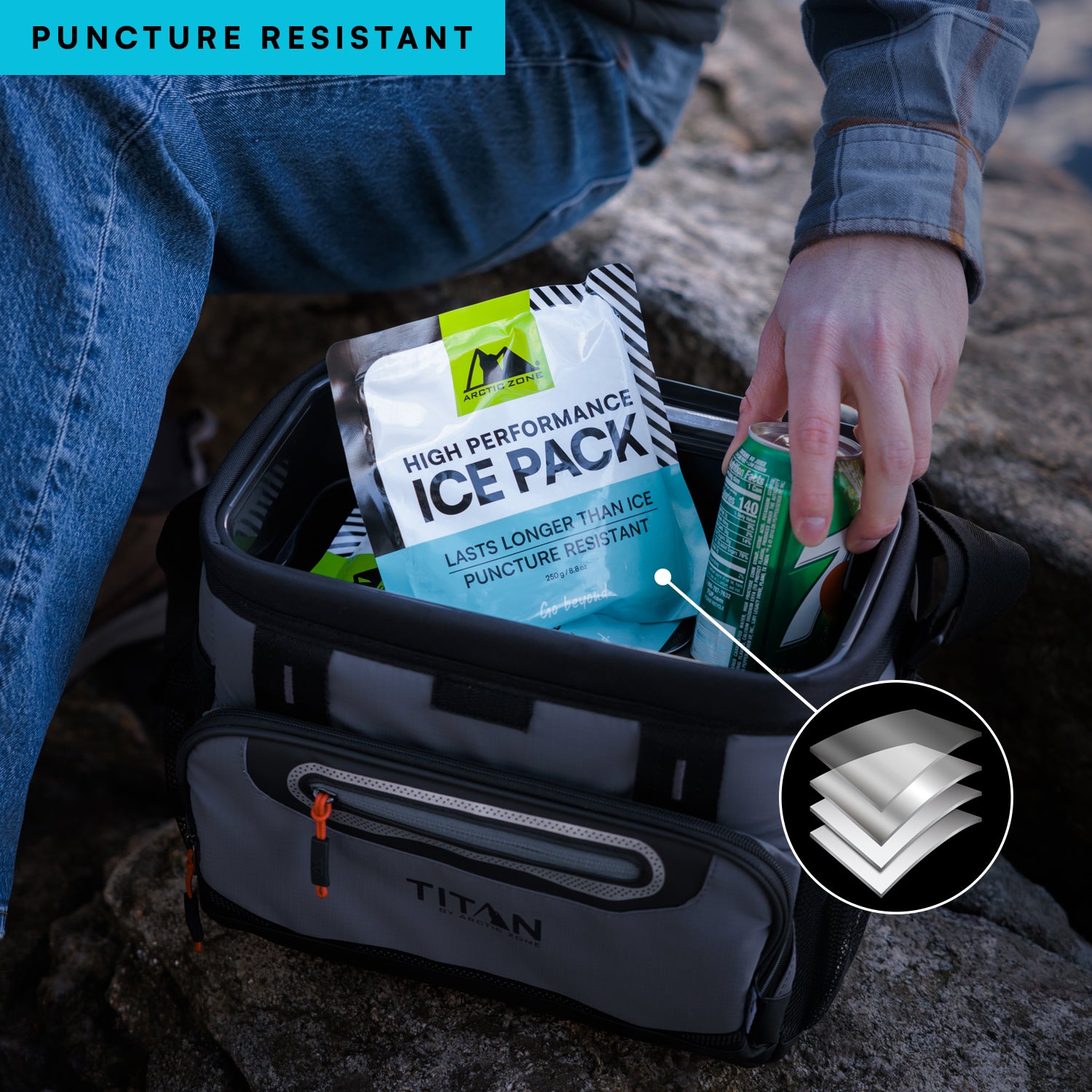 Set of 2 High Performance Ice Packs (250g)