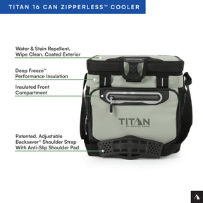 Titan by Arctic Zone™ 16 Can Zipperless HardBody® Cooler | Arctic Zone