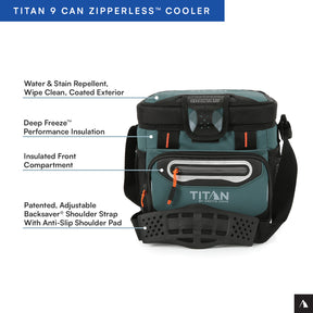 Titan by Arctic Zone™ 9 Can Zipperless HardBody® Cooler | Arctic Zone