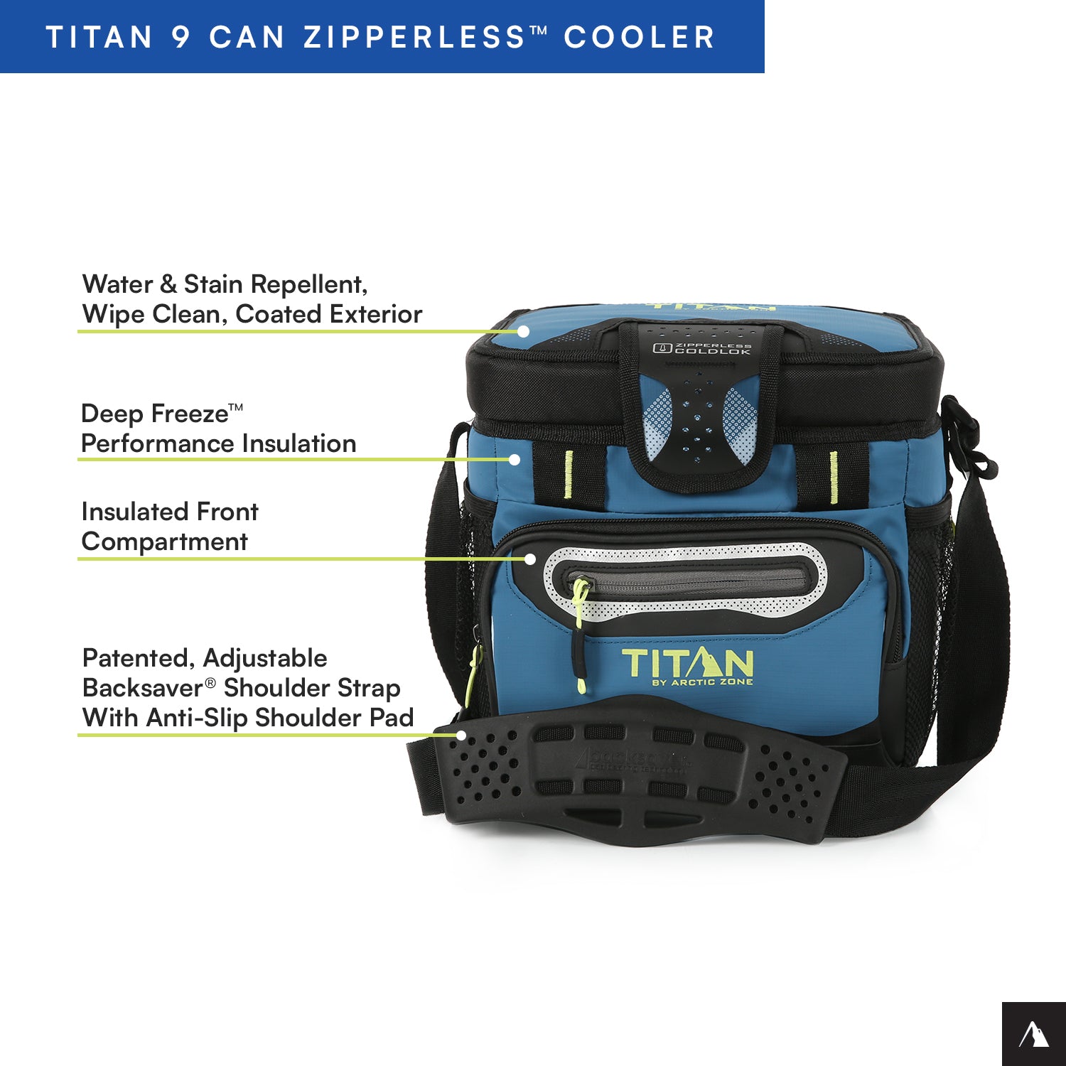 Titan by Arctic Zone™ 9 Can Zipperless HardBody® Cooler | Arctic Zone