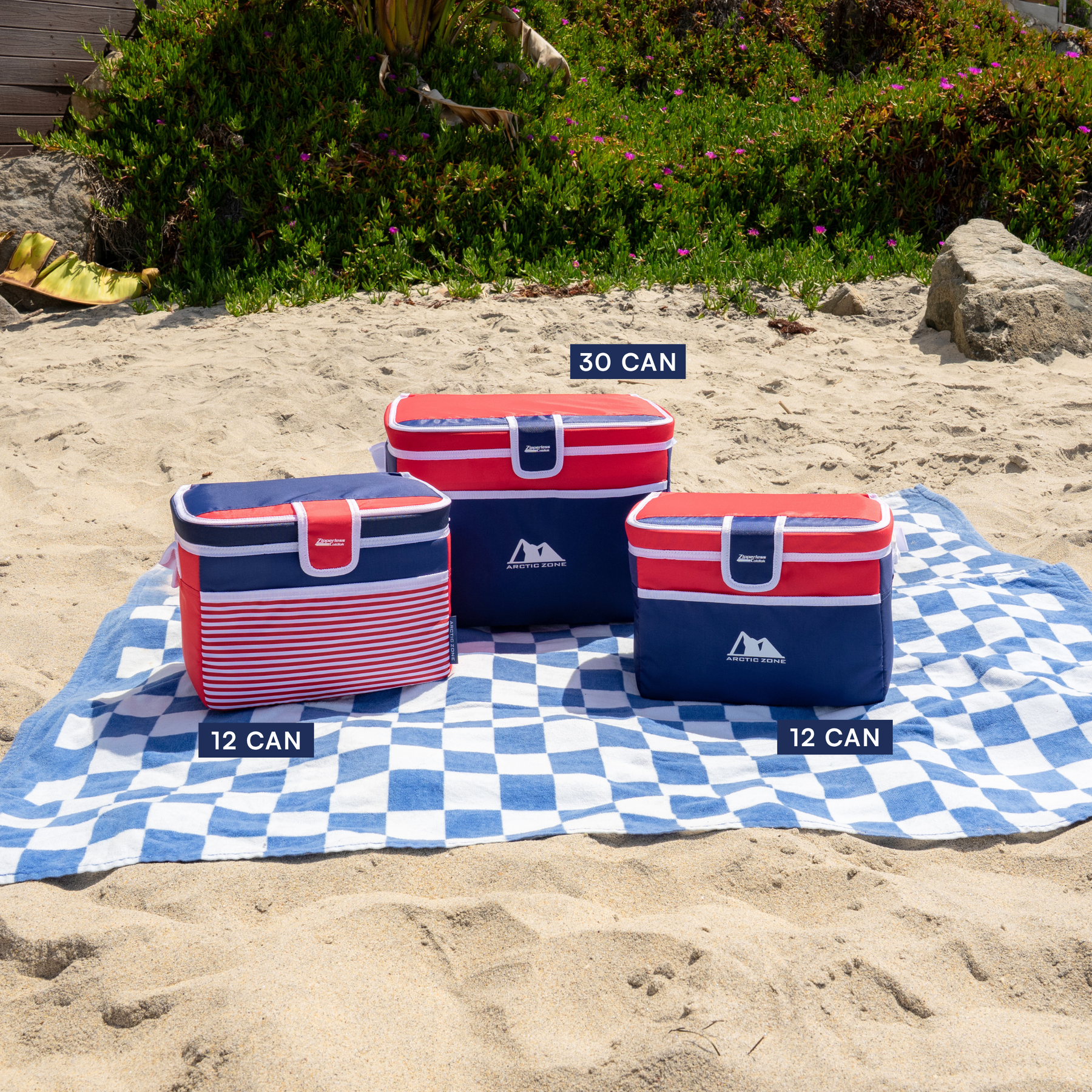 12 Can Zipperless™ Americana Cooler