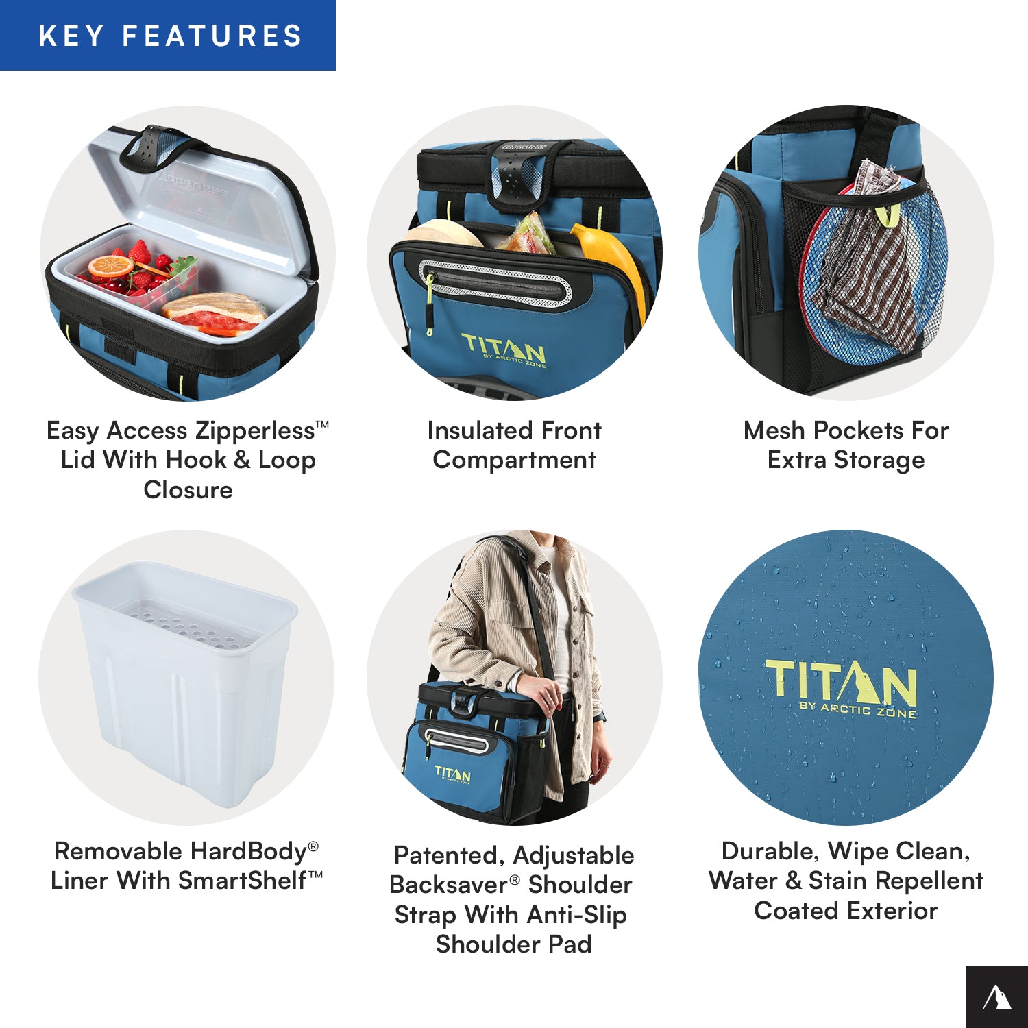 Titan by Arctic Zone™ 16 Can Zipperless HardBody® Cooler | Arctic Zone