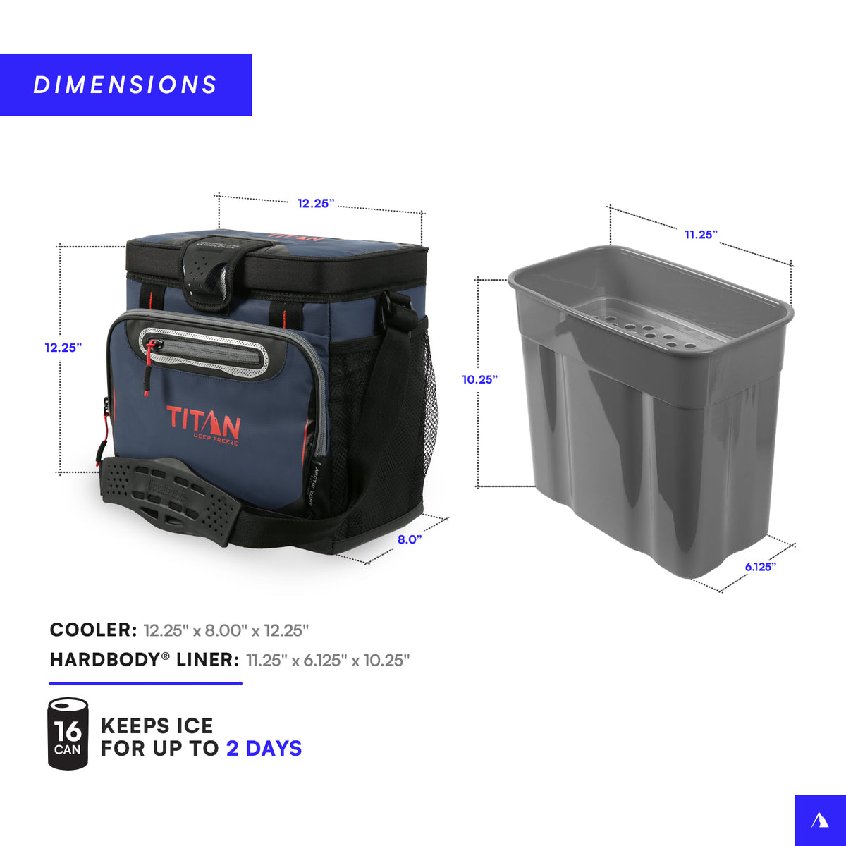 thumbnail image 2 of 16 Can Zipperless Soft Cooler With HardBody Liner, Seagrass 2 of 12
