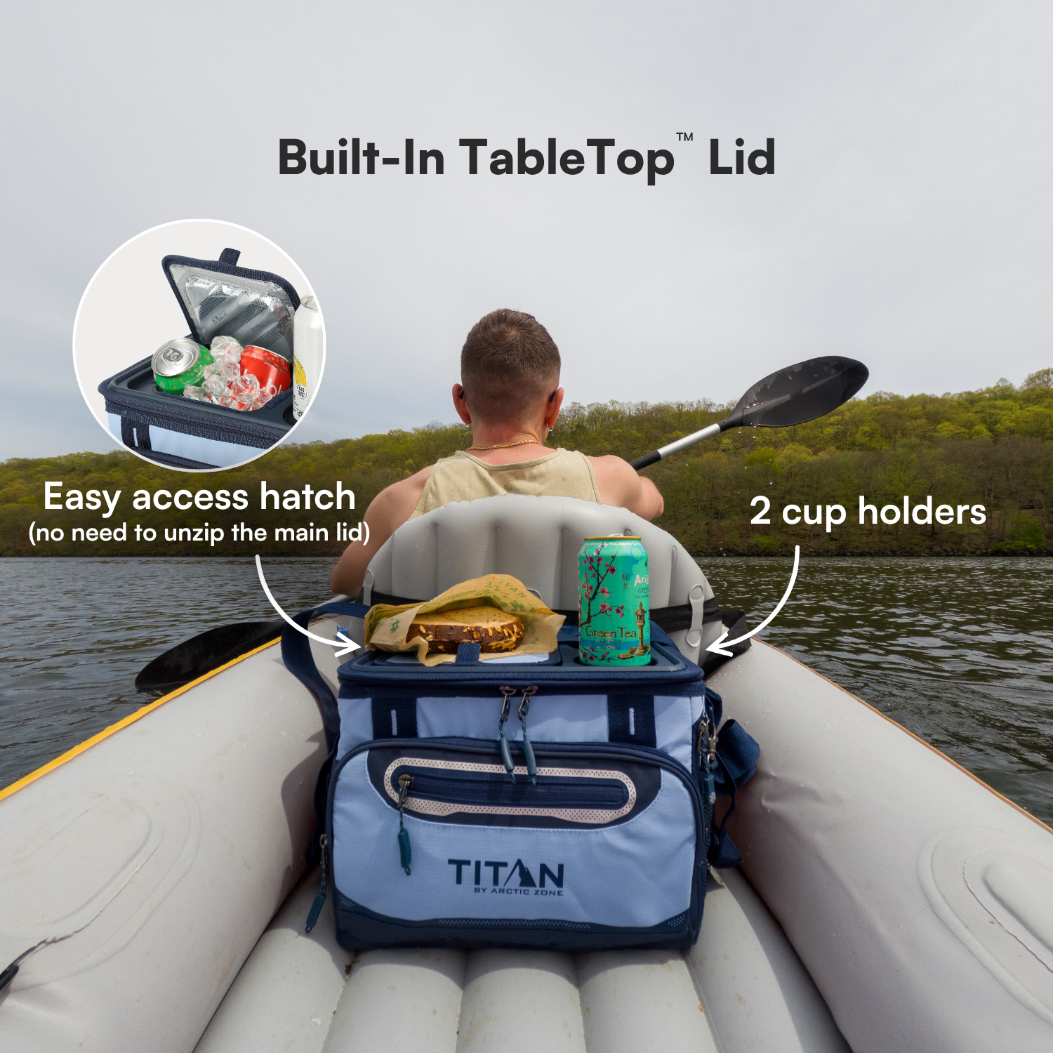 18 Can Collapsible TableTop™ Cooler with Ice Walls®
