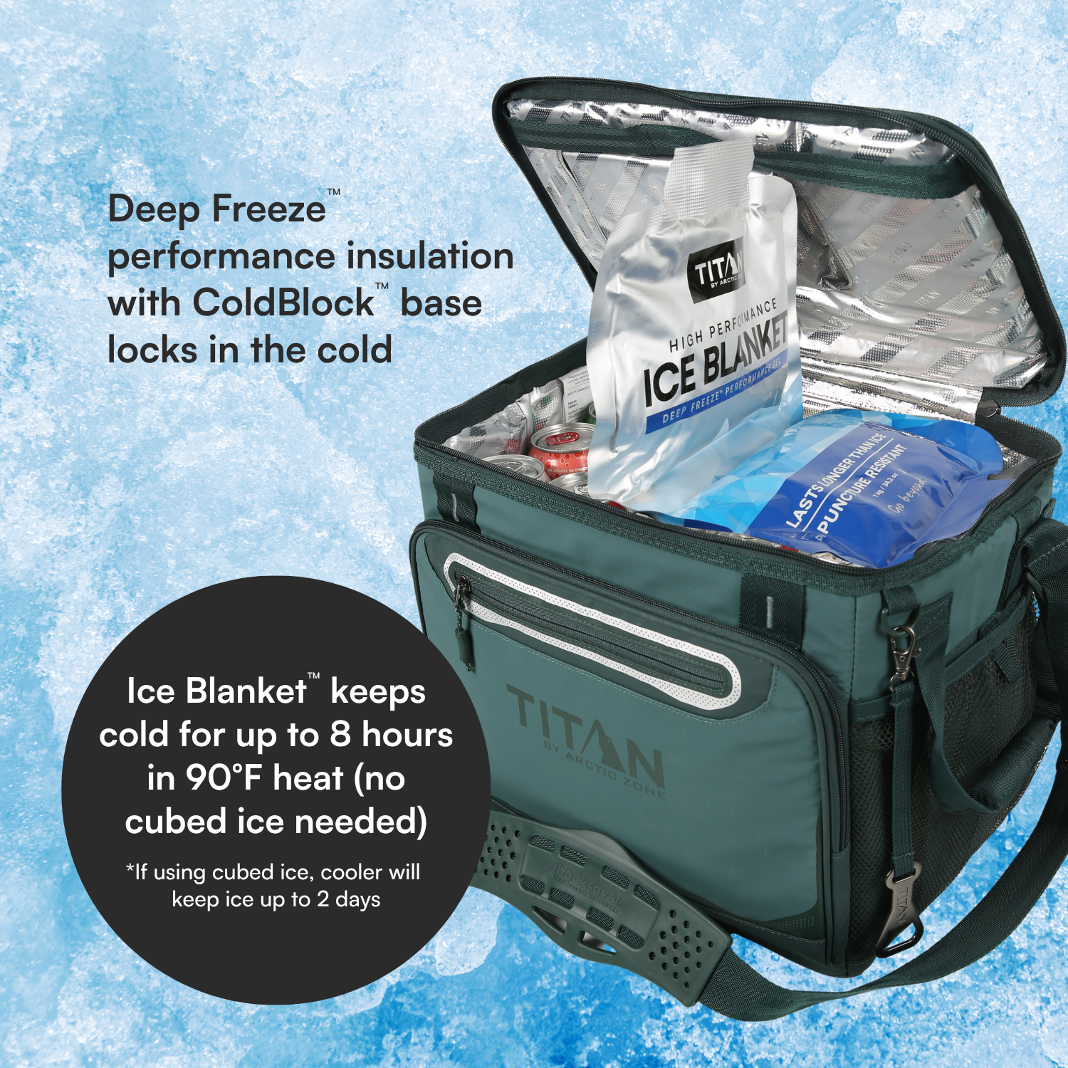 30 Can Collapsible Iceless™ TableTop™ Cooler with Ice Blanket™