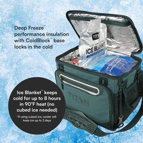 30 Can Collapsible Iceless™ TableTop™ Cooler with Ice Blanket™