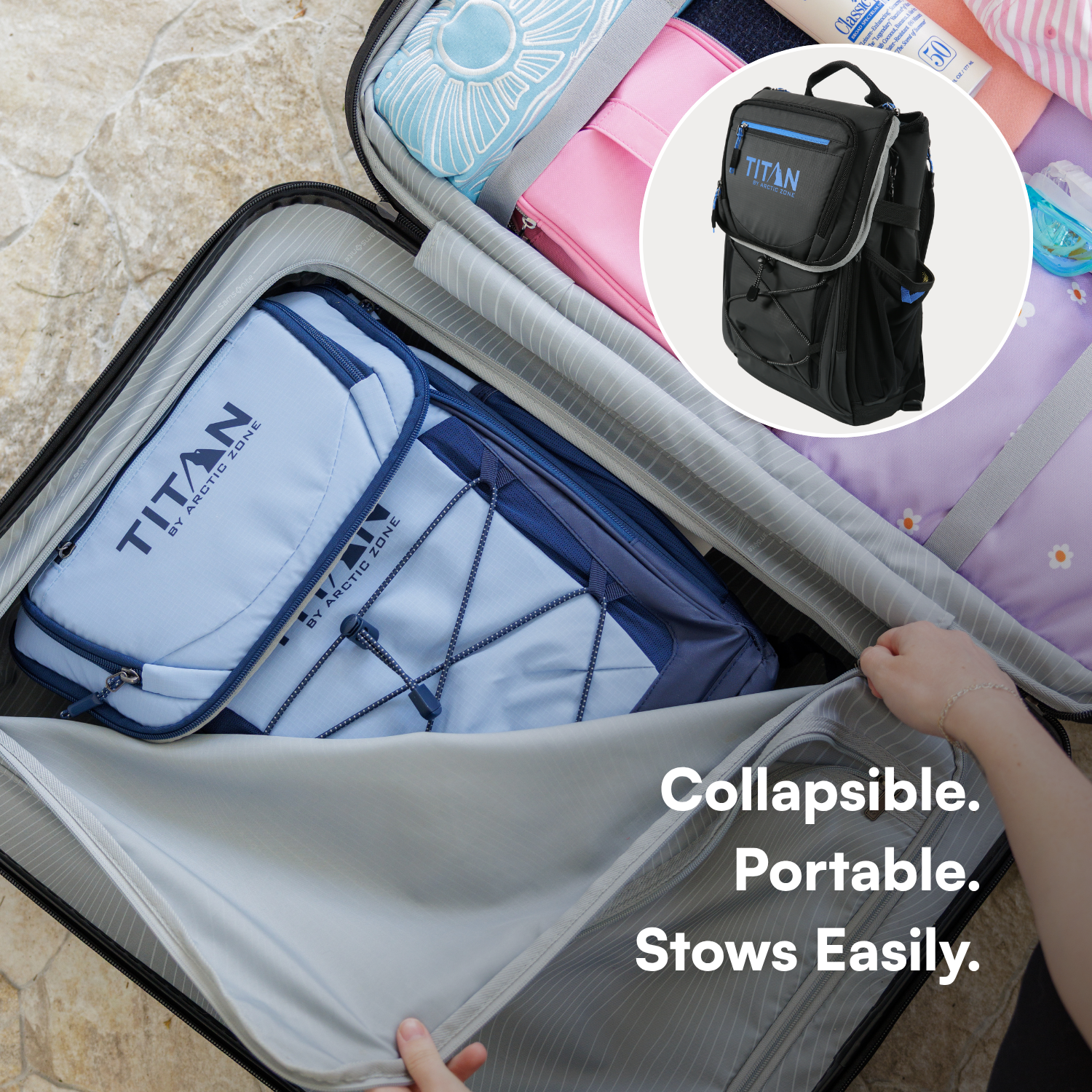 30 Can Collapsible Backpack Cooler With Ice Walls®