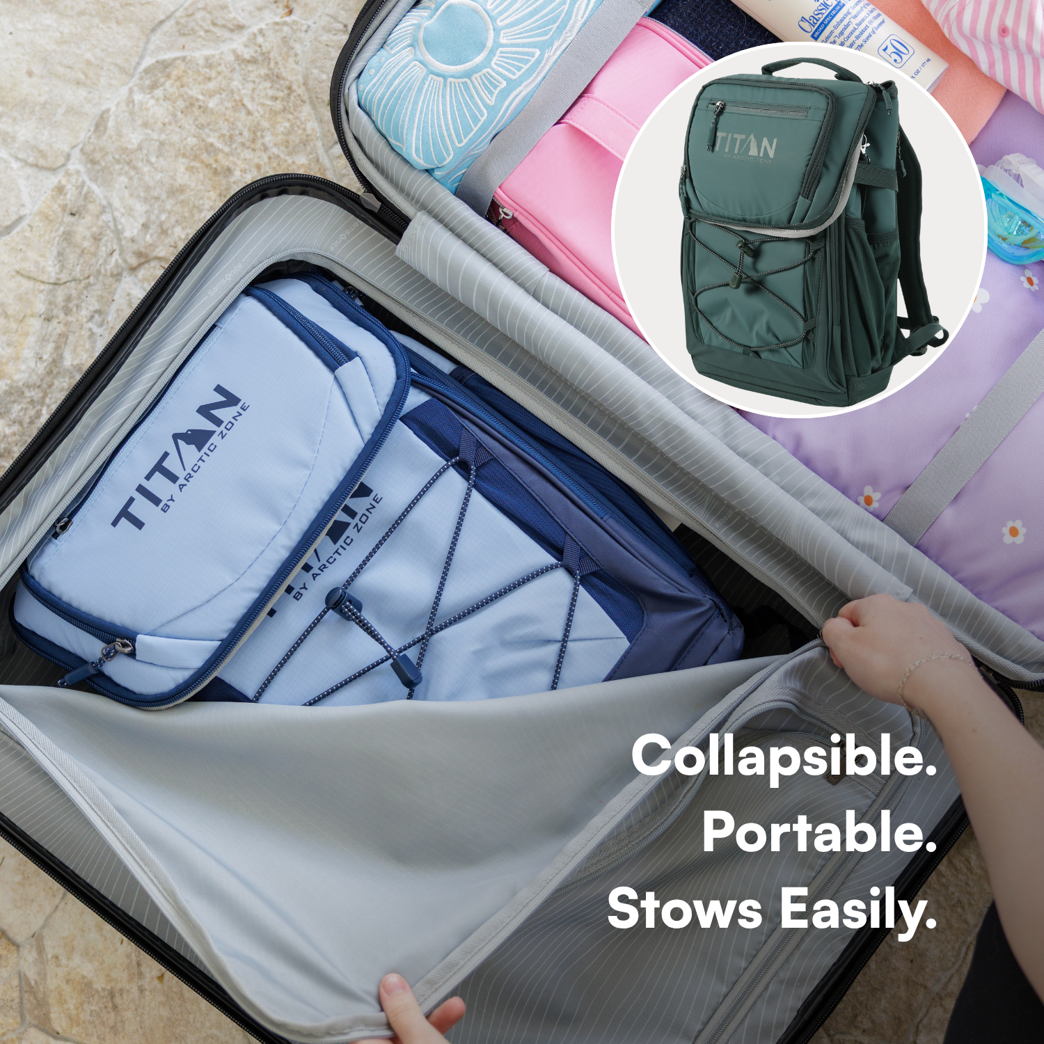 30 Can Collapsible Backpack Cooler With Ice Walls®