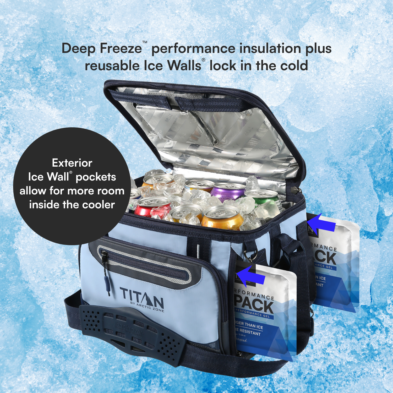 18 Can Collapsible TableTop™ Cooler with Ice Walls®