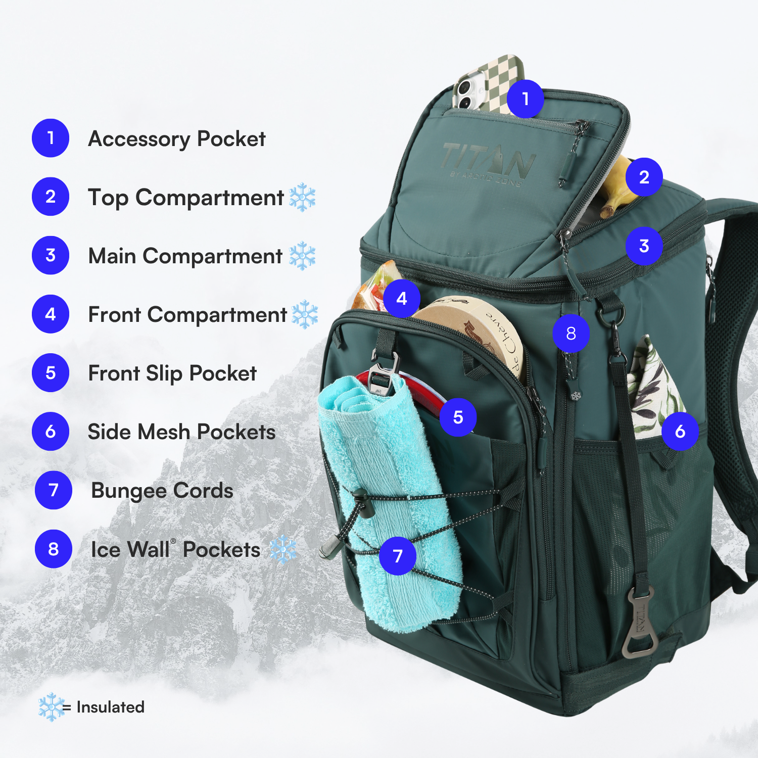 30 Can Collapsible Backpack Cooler With Ice Walls®