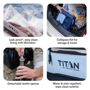 18 Can Collapsible TableTop™ Cooler with Ice Walls®