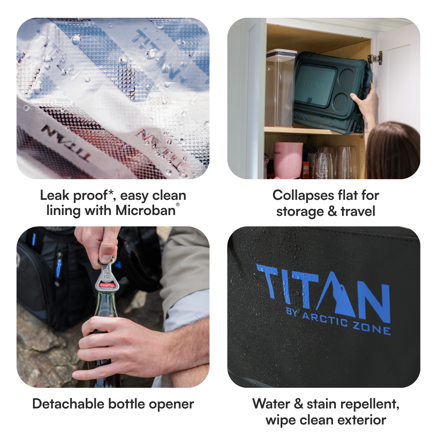 30 Can Collapsible Iceless™ TableTop™ Cooler with Ice Blanket™