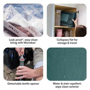 30 Can Collapsible Iceless™ TableTop™ Cooler with Ice Blanket™