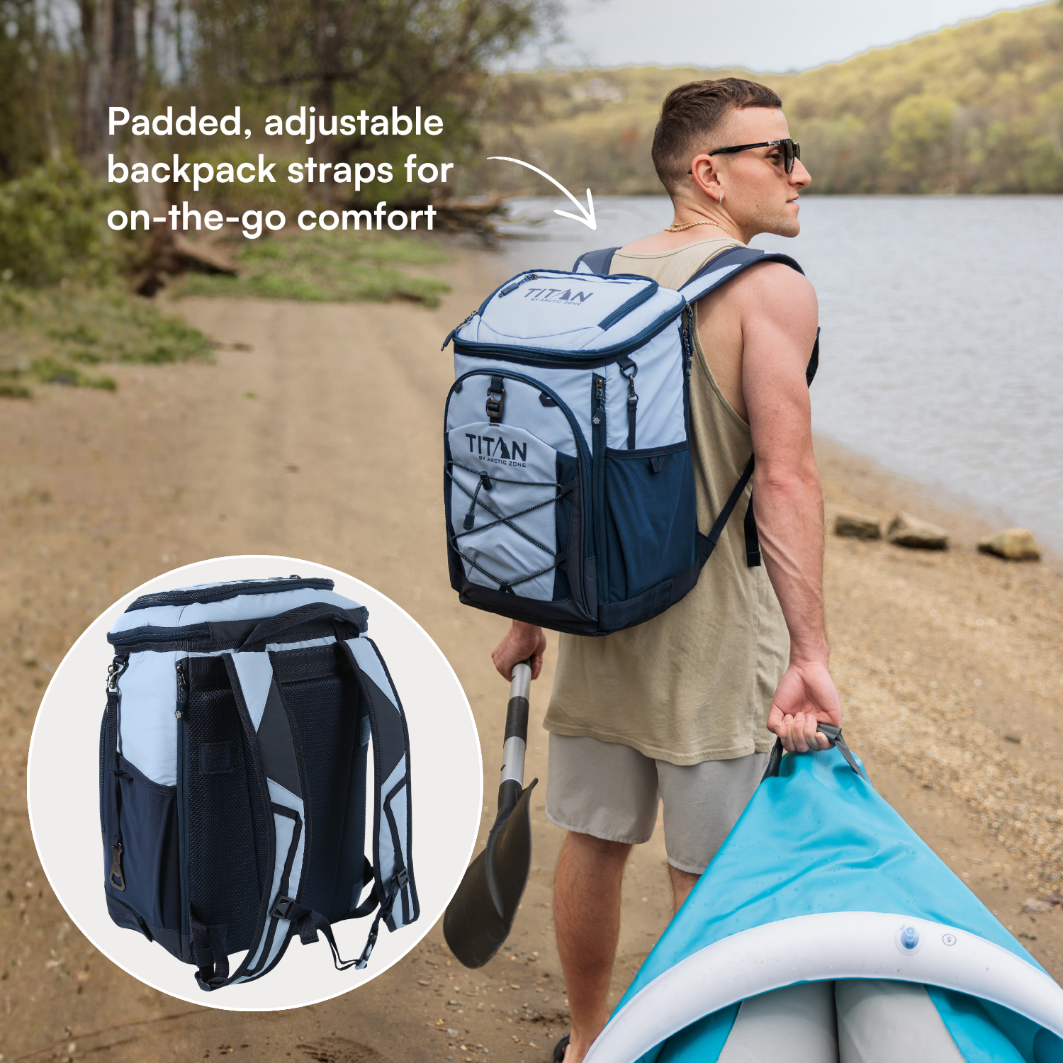 30 Can Collapsible Backpack Cooler With Ice Walls®