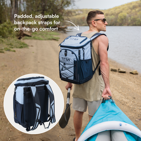 30 Can Collapsible Backpack Cooler With Ice Walls®
