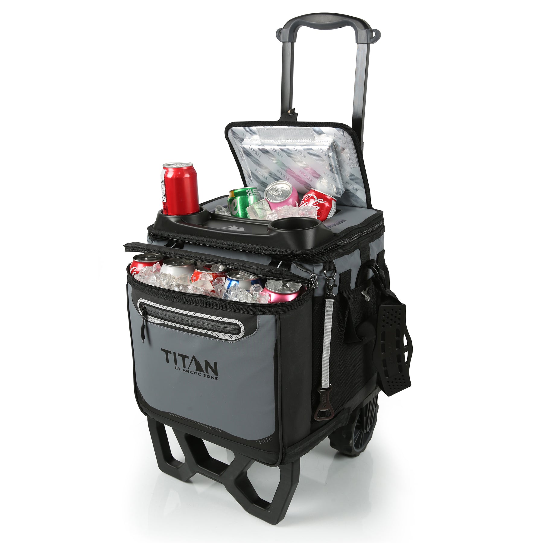 Titan by Arctic Zone® 60 Can High Performance Rolling Zipperless™ Cooler