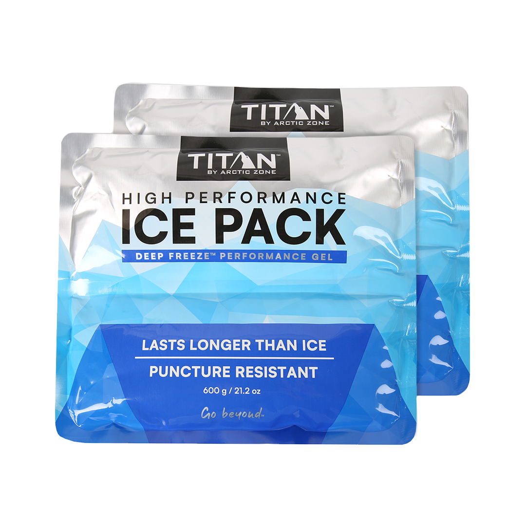 Set of 2 High Performance Cooler Ice Packs (600g)